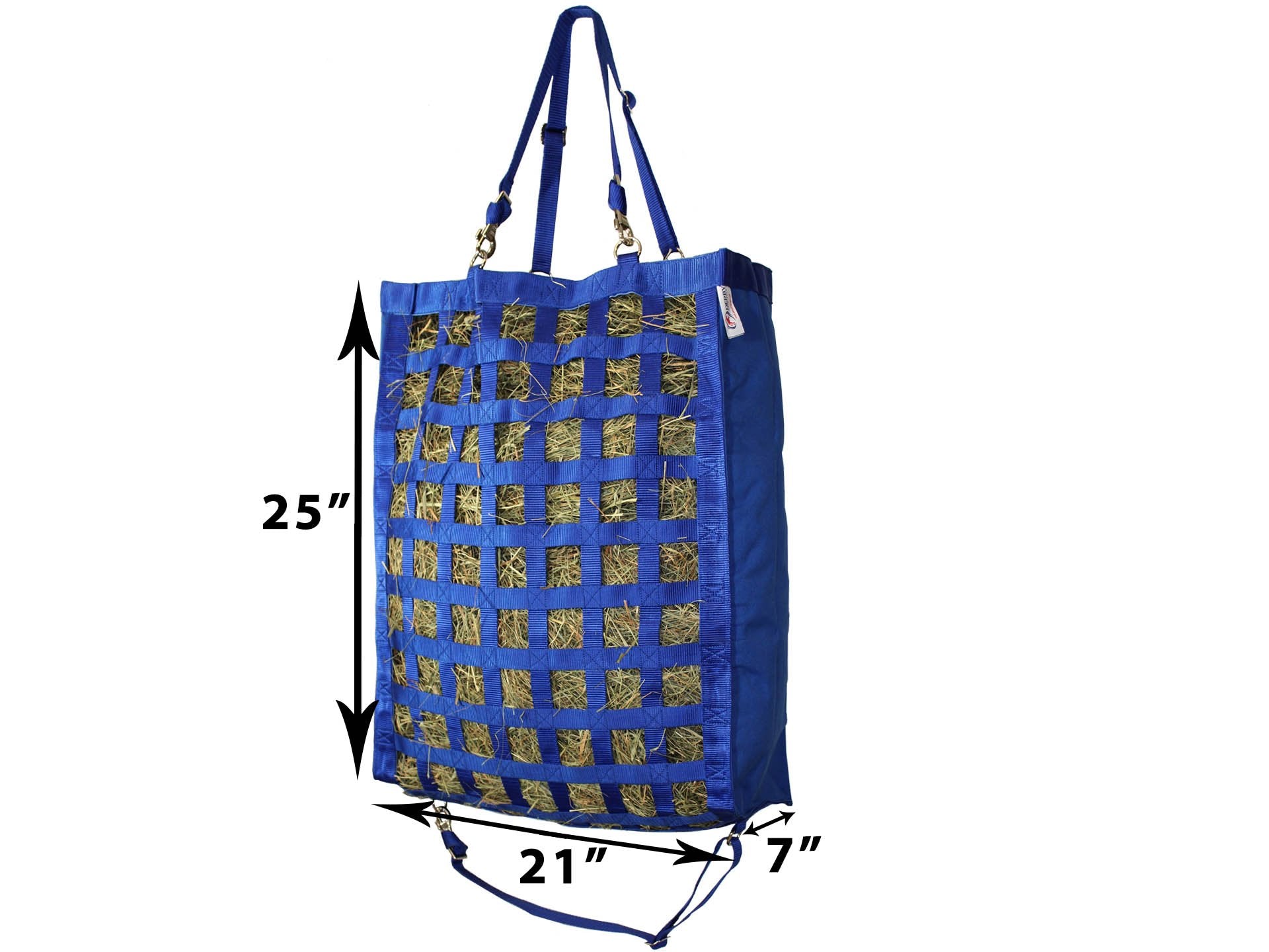 Derby Originals Front Web Slow Feeder Horse Hay Bag Super Tough Bottom with 6 Month Warranty