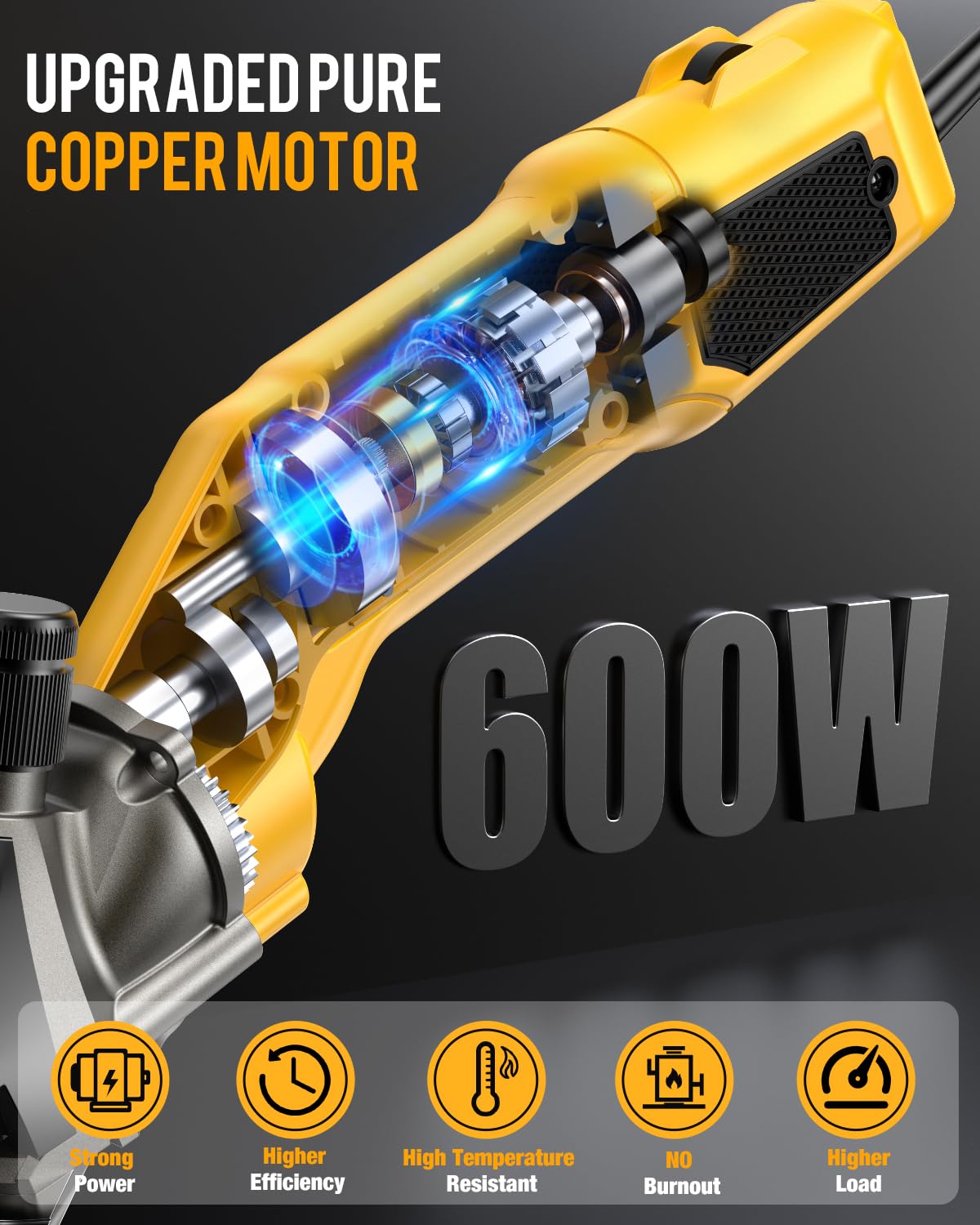 Soarfly Sheep Shears, 600W Heavy Duty Professional Electric Sheep Clippers, Livestock Haircut For Grooming Sheep Horses Alpacas