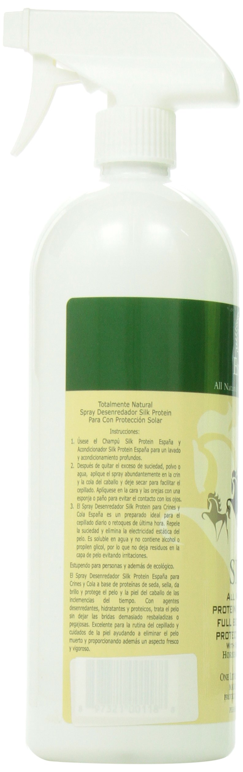 Espana Silk Esp1120E Specially Formulated Silk Protein Detangler For Horses, 33.82-Ounce