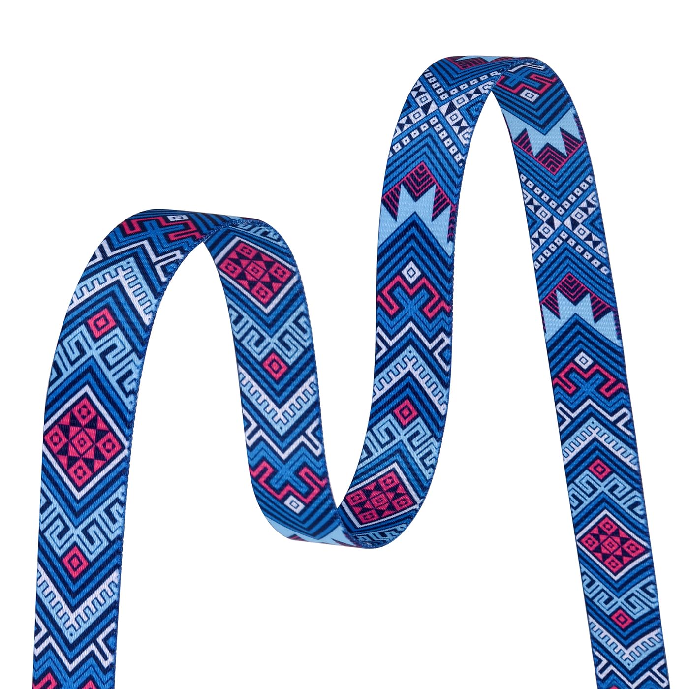 Mihqy Dog Collar With Bohemia Floral Tribal Geometric Patterns - Soft Ethnic Style Collar Adjustable For Small Medium Large Dogs(Blue Ethnic Style,S)