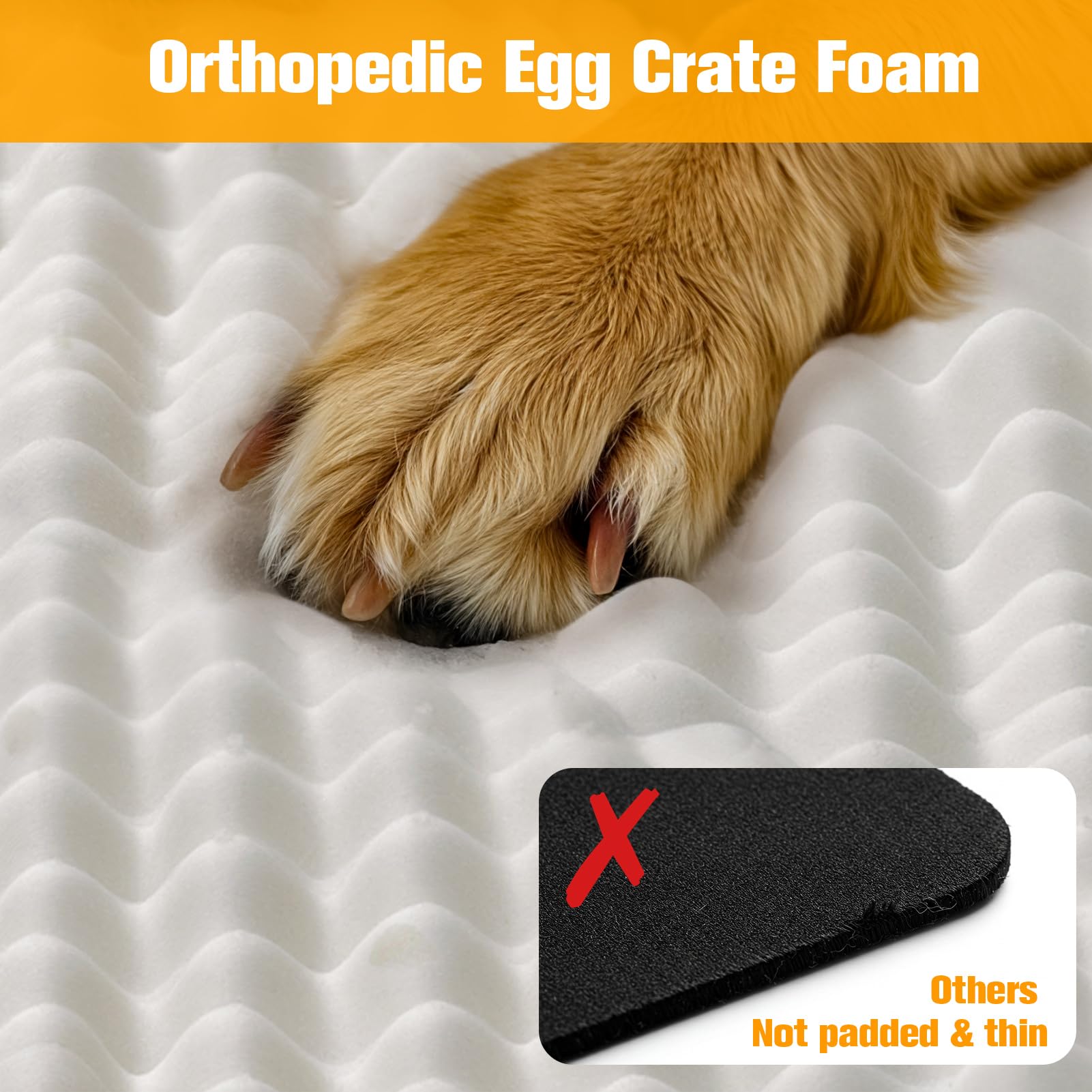 Peticon Convertible Back Seat Extender For Dogs, Dog Car Seat Cover Hard Bottom Holds 400 Lbs, Waterproof Dog Hammock Backseat P