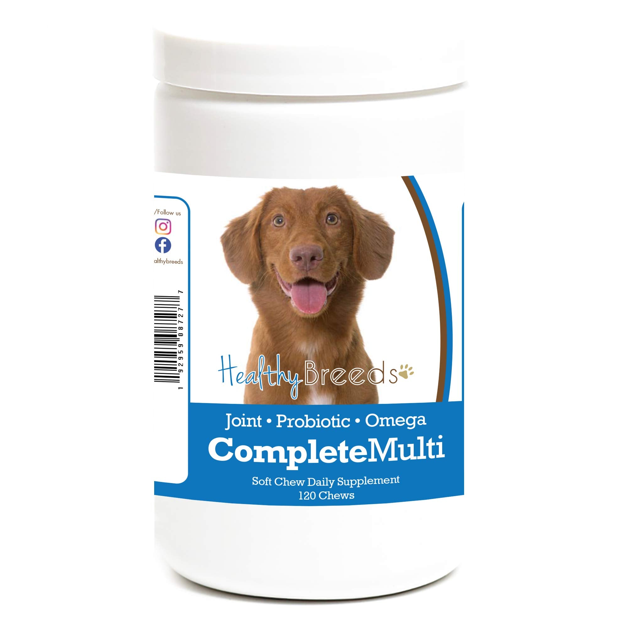 Healthy Breeds Nova Scotia Duck Tolling Retriever All in One Multivitamin Soft Chew 120 Count