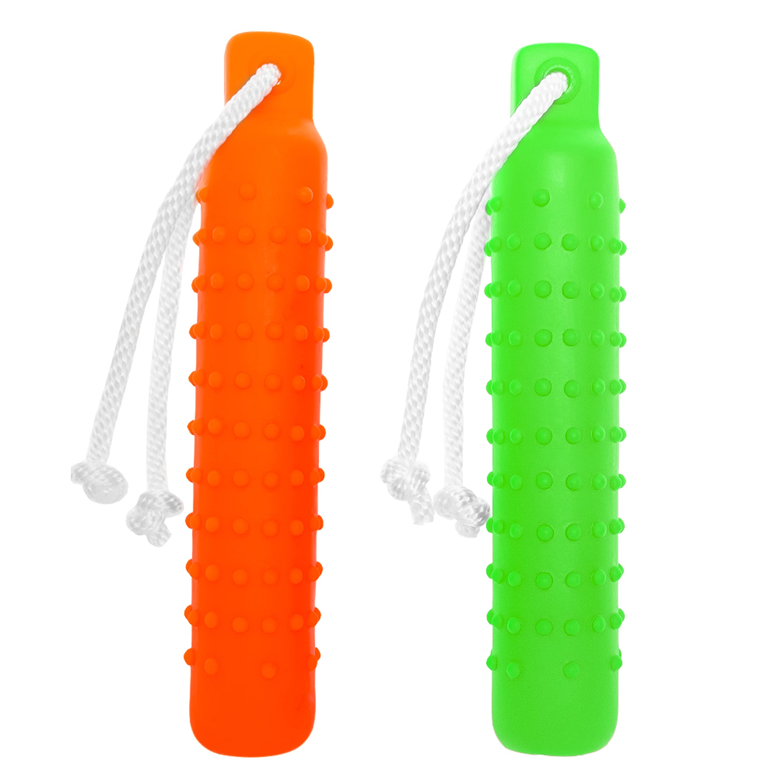 Aticnech Dog Water Toy - Interactive Fetch Dog Toys Float On Water Pool For Training Retrieving Chasing Bumper Outdoor - 2 Pack Dog Toys With Rope For Small Medium Large Dog