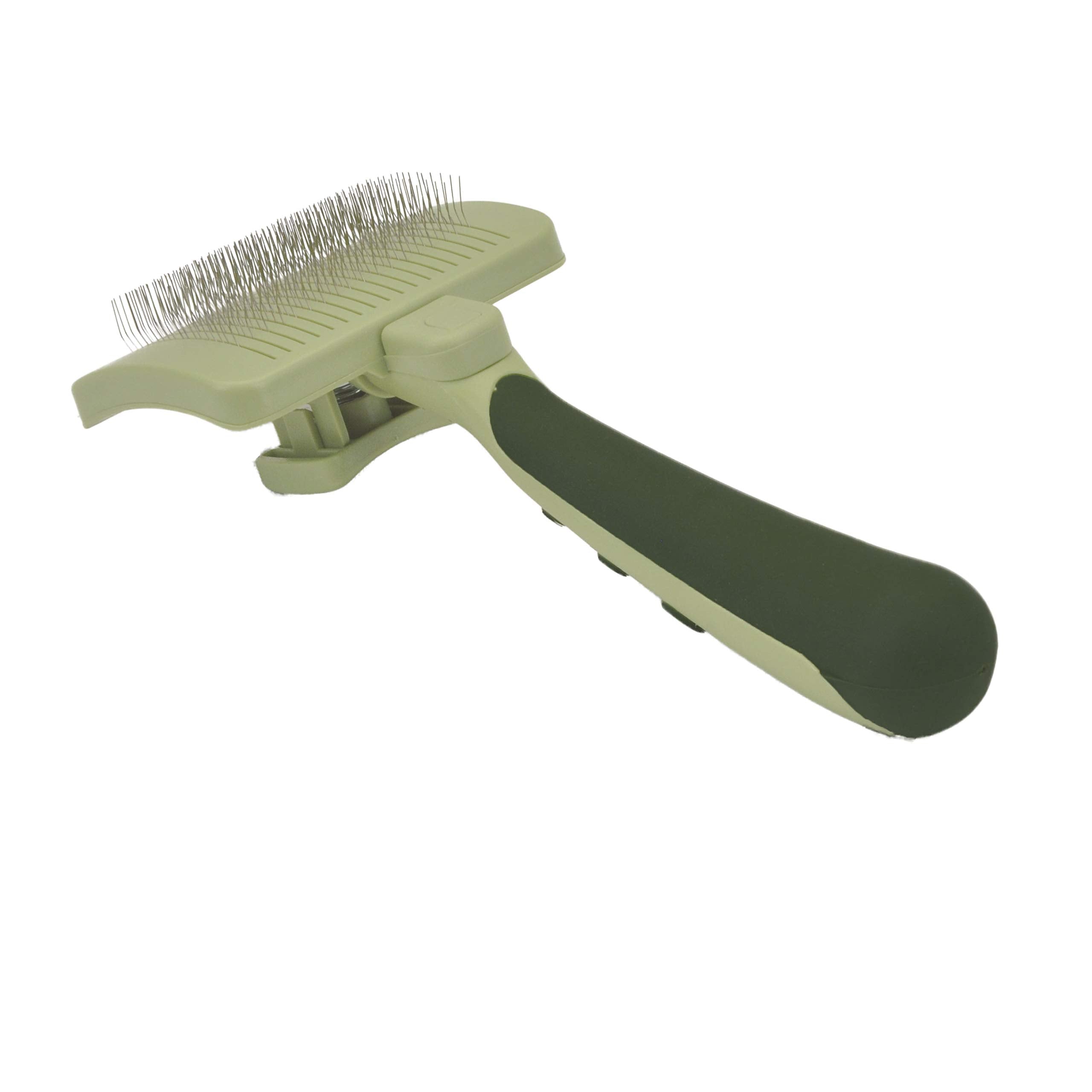 Coastal Pet Safari Dog Self-Cleaning Slicker Brush - Dog Deshedding Brush - Prevents Mats And Tangled Hair - For Dogs With Short Or Long Hair - Small - 7' X 3.6'