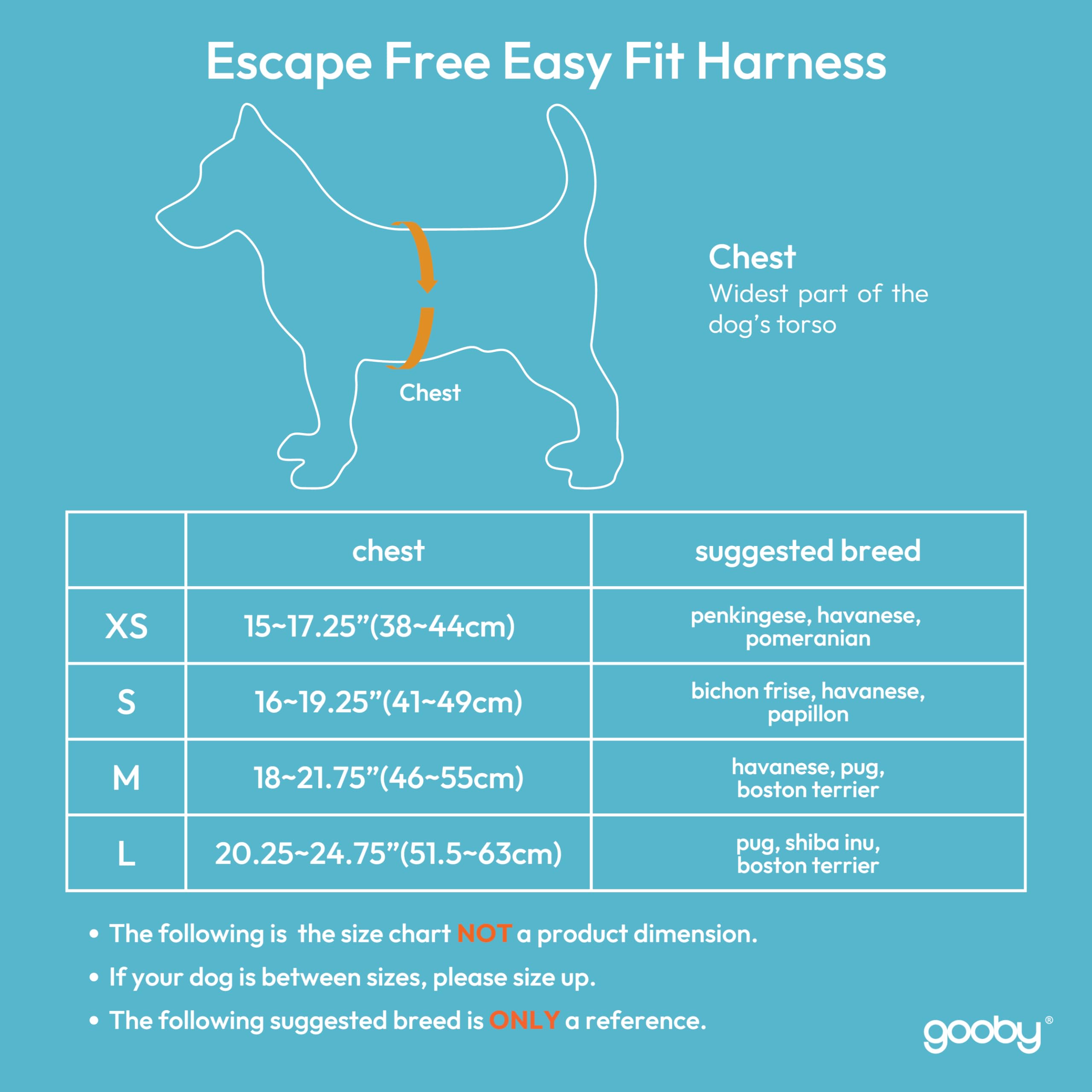Gooby Escape Free Easy Fit Harness - Turquoise, X-Small - No Pull Step-In Patented Small Dog Harness With Quick Release Buckle - Perfect On The Go No Pull Harness For Small Dogs Or Medium Dog Harness