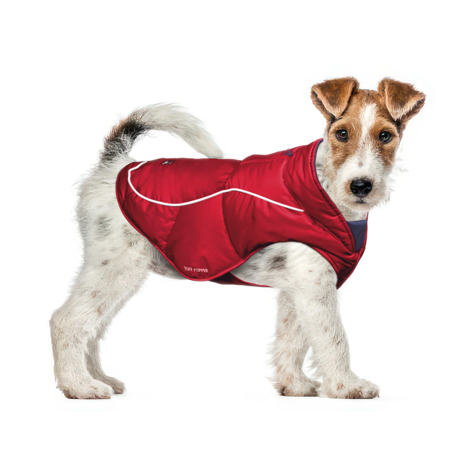 Tuff Pupper Insulated Winter Dog Coat | Waterproof Against Snow & Rain | Premium Padded Cold Weather Jacket | Reflective For Saf