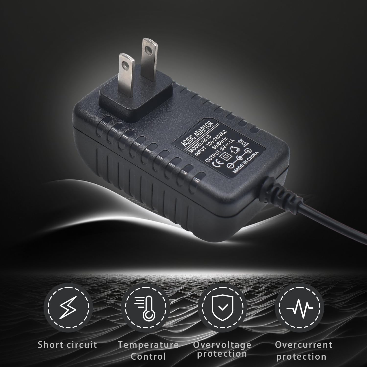 BOEEA Dual Lead Charger for Mini Educator E Collar, Model U-550A, 5V PVC Power Adapter for 300/400 Series Dog Training Collars