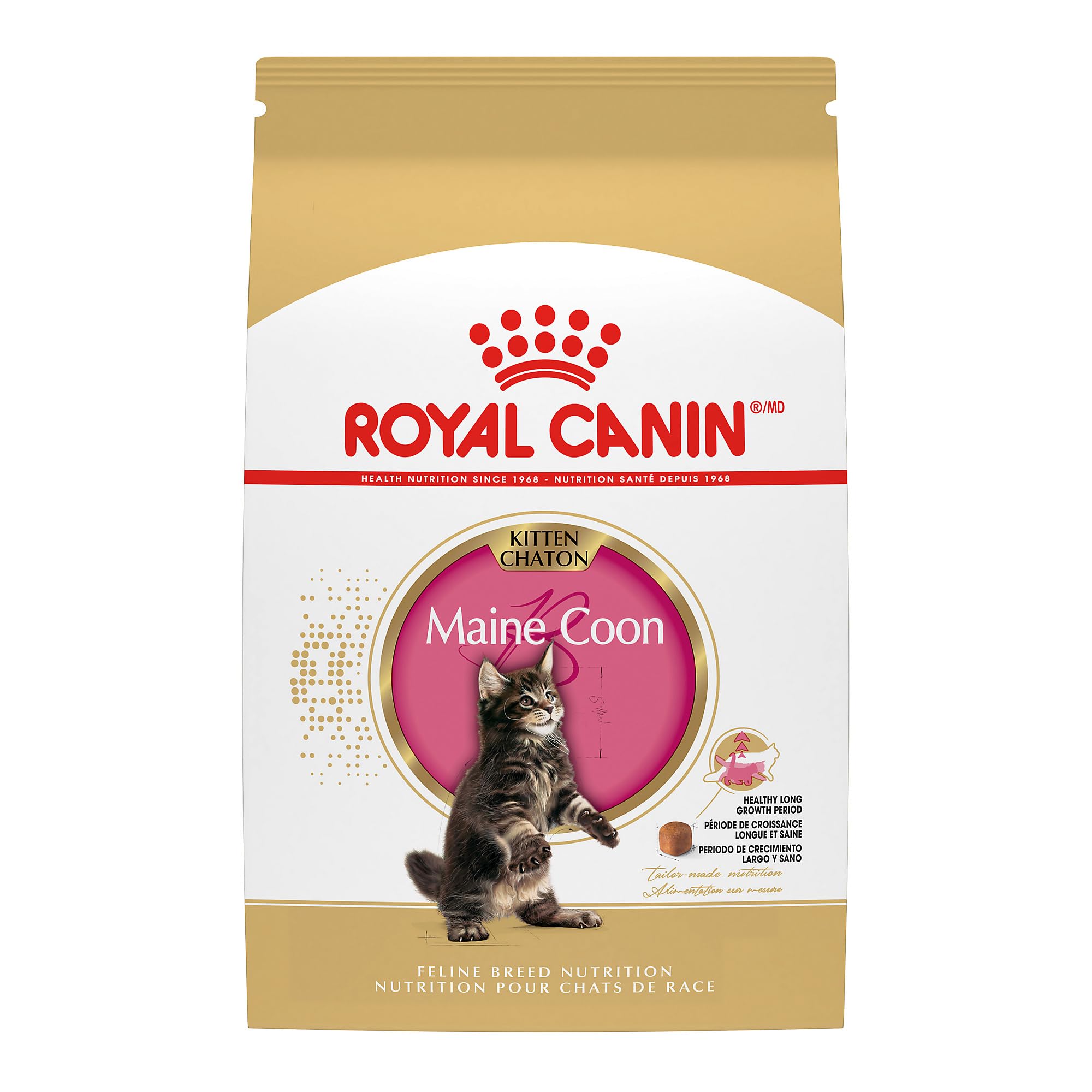Royal Canin Maine Coon Breed Dry Kitten Food, 3 lb bag