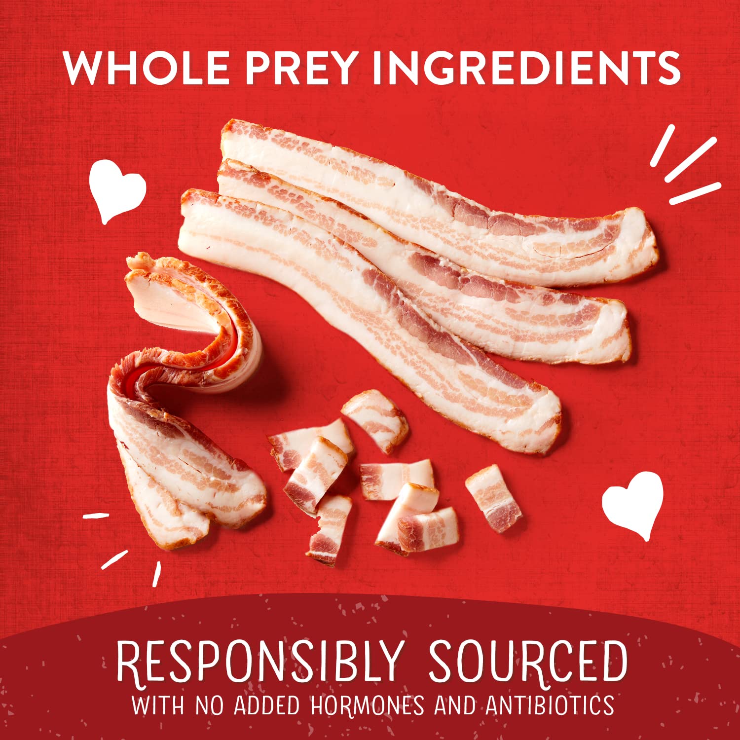 Stella & Chewys Freeze-Dried Raw Wild Weenies Dog Treats - High-Protein Training Treats for Dogs & Puppies - All-Natural Bacon