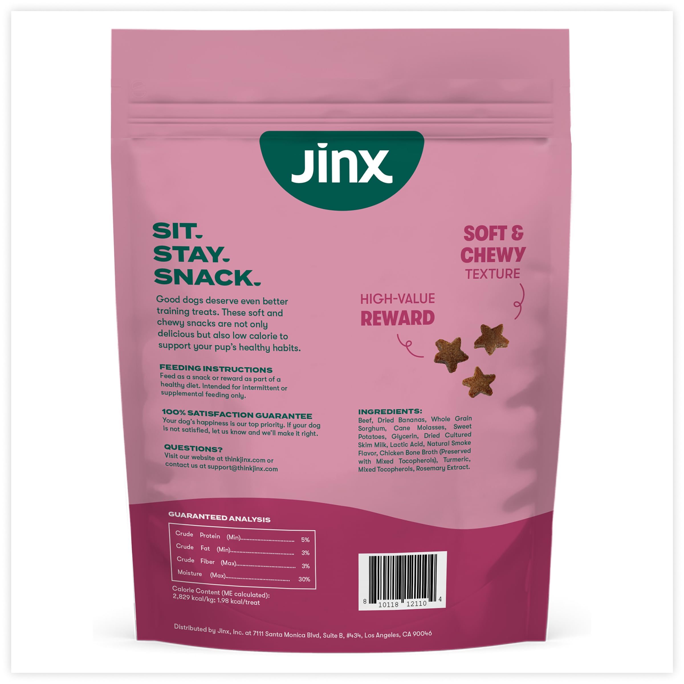 Jinx Beef Dog Training Treats - Healthy All-Natural Mini Bite-Sized Dog Treats for Training with Grass-Fed Beef - Pet Products f
