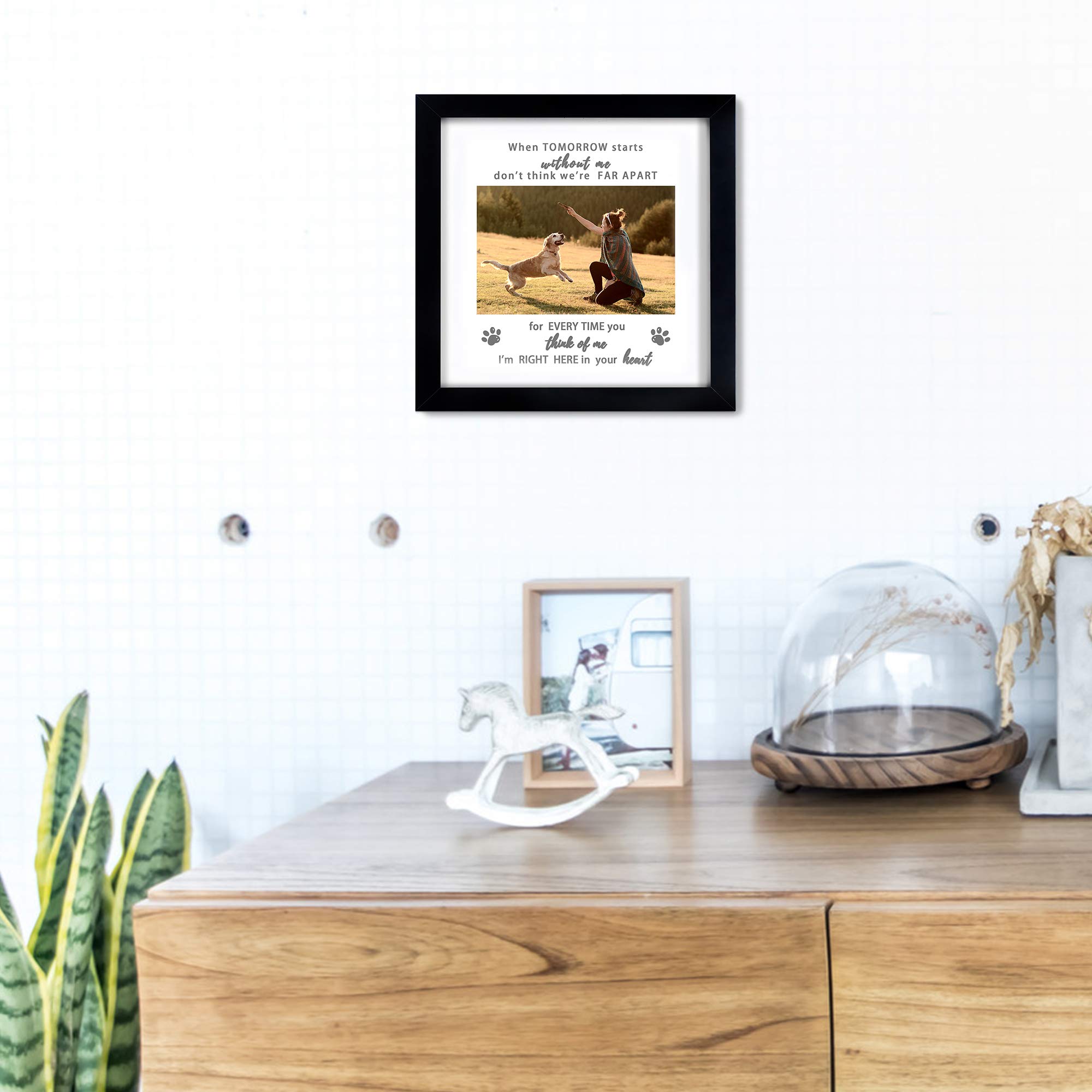 Kcrasan Pet Memorial Collage Frame - Dog Memorial Picture Frame For Pet Loss Of Gift - Dog Remembrance Frame Dog Or Cat With Sympathy Pet Tribute Keepsake
