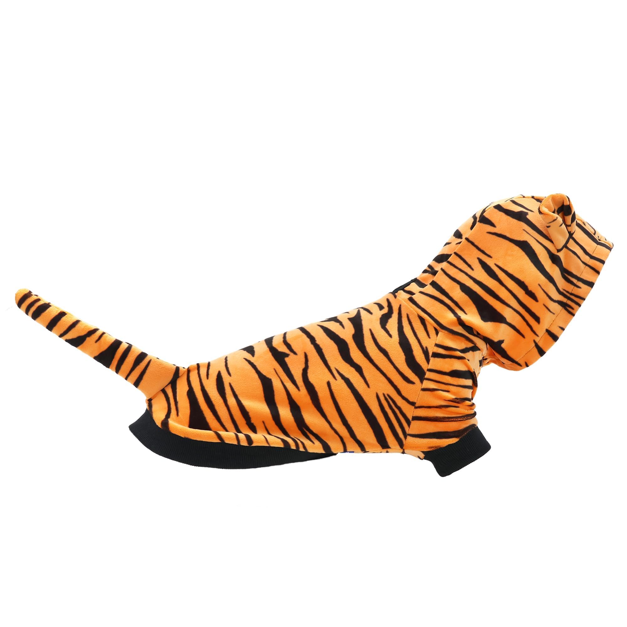 Nacoco Halloween Dog Tiger Costume-Pet Cosplay Clothes Cat Coat Hoodie Outfits Warm Winter Apparel For Dog Small And Medium Cat(