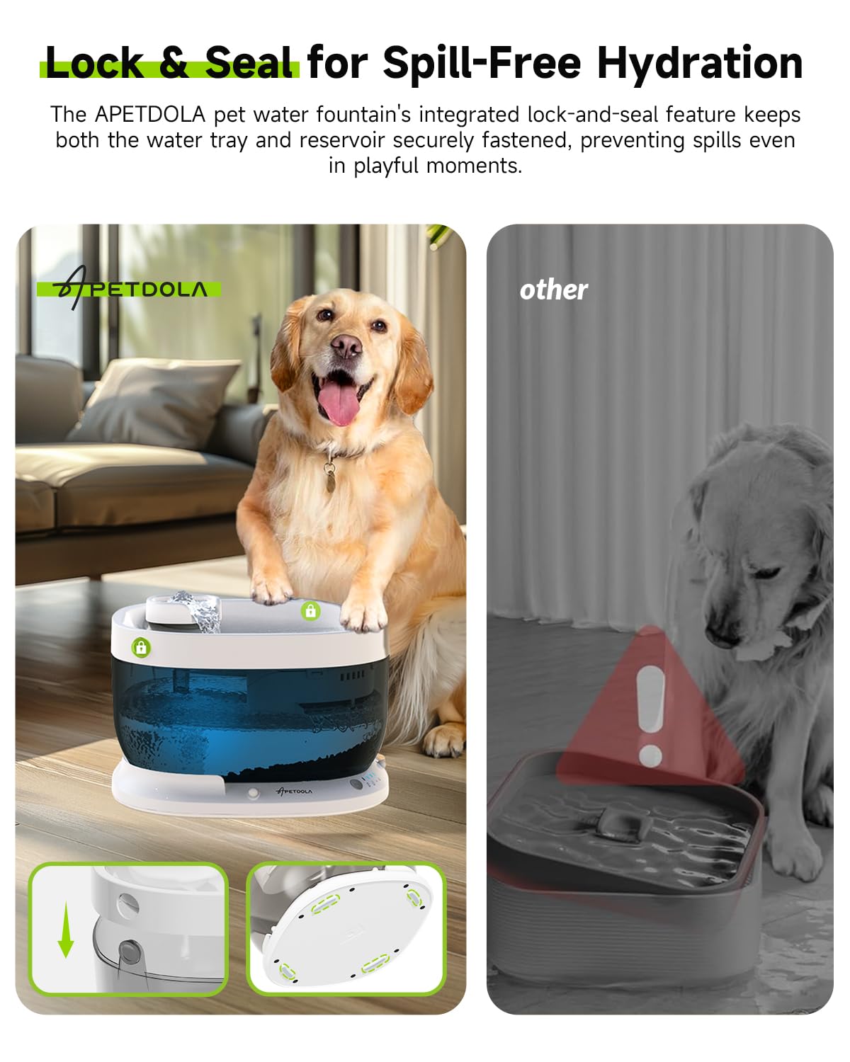 Wireless Dog Water Fountain With 11 Filter, Battery Operated Dog Cat Water Dispenser With Motion Sensor, 237 Oz/ 7L Cordless Fou