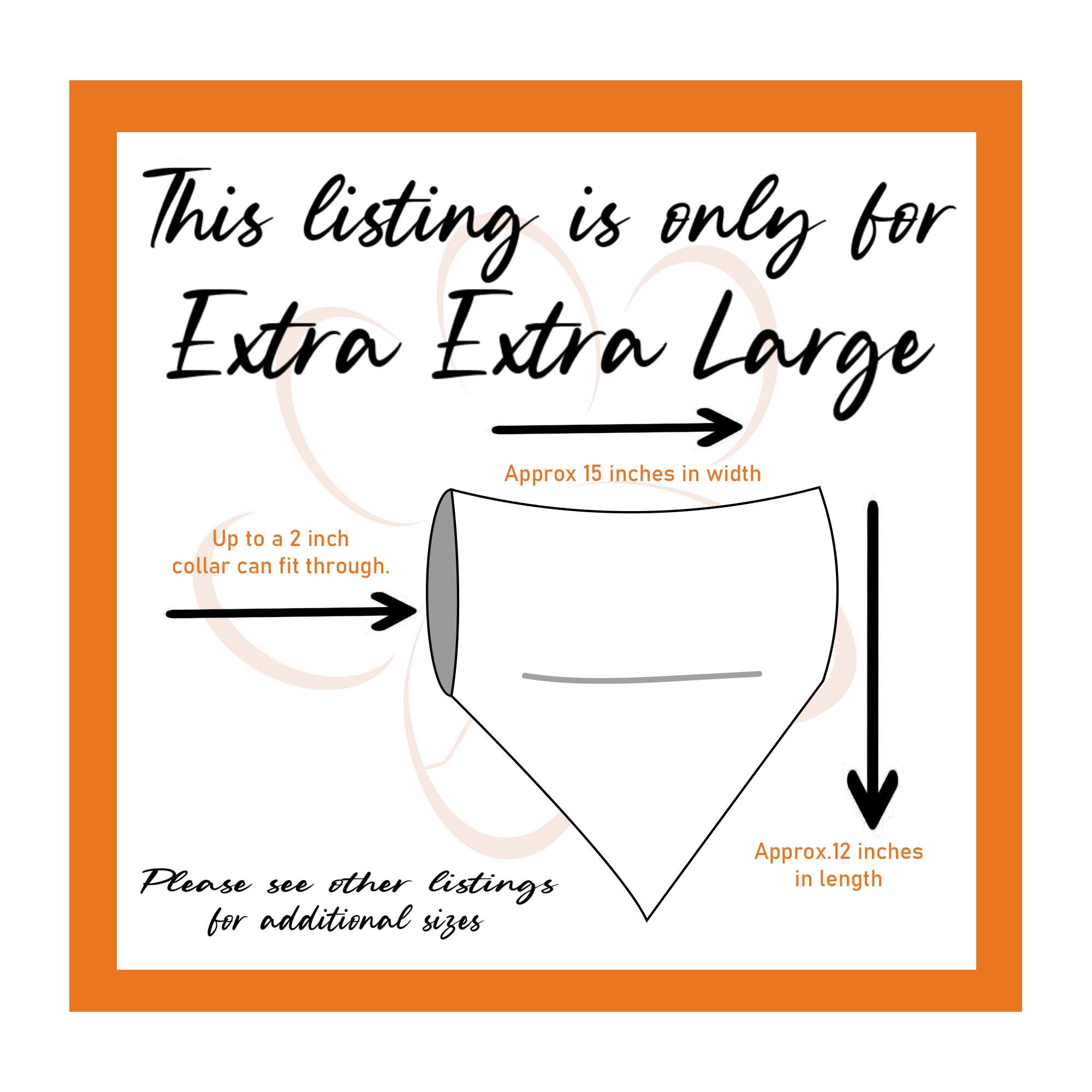 Gobble Gobble Gobble Over The Collar Dog Bandana That Slips Onto Their Existing Collar (Xxl)