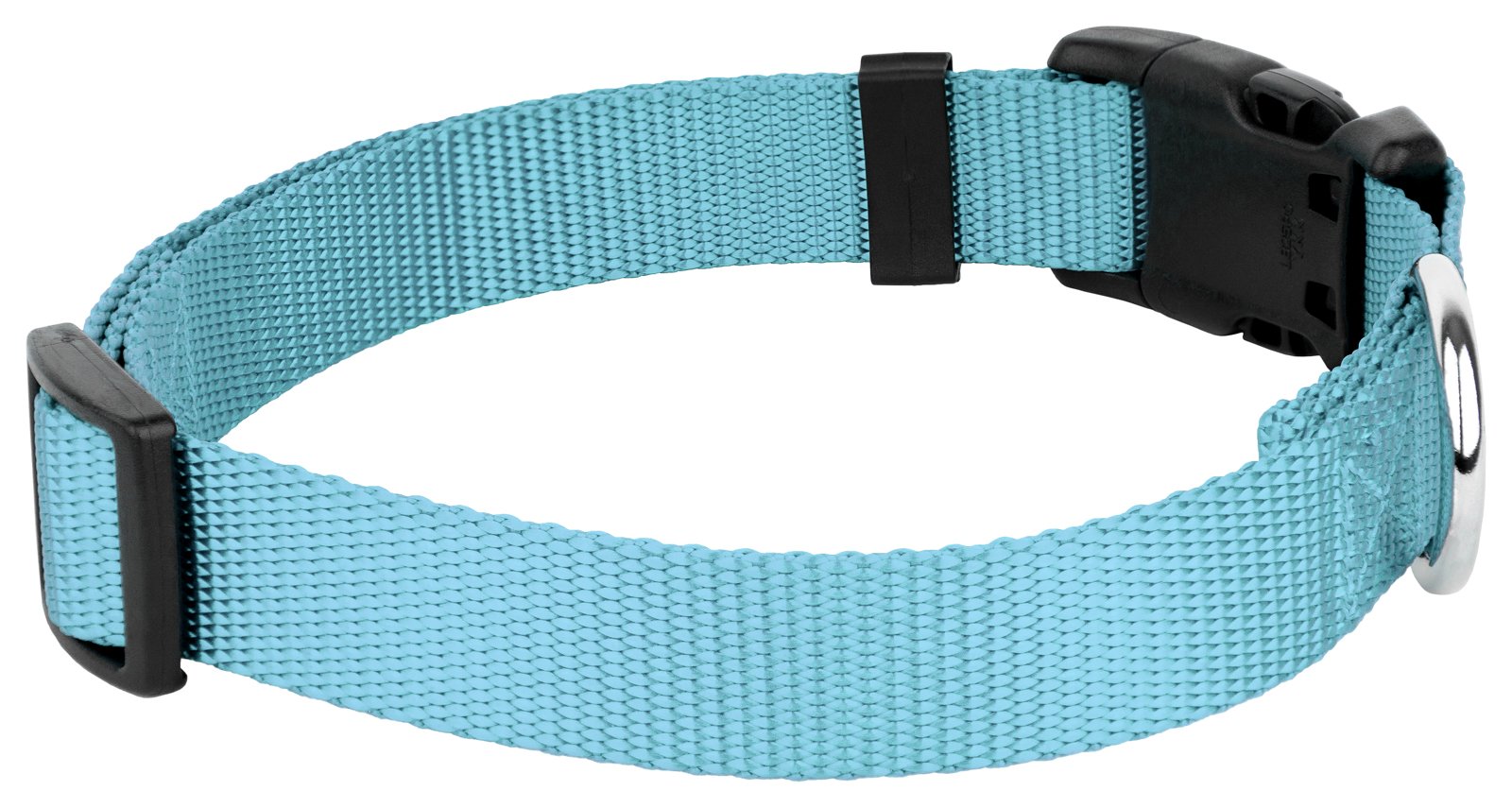 Country Brook Petz - 30+ Vibrant Colors - American Made Deluxe Nylon Dog Collar With Buckle (Mini, 3/8 Inch Wide, Ocean Blue)