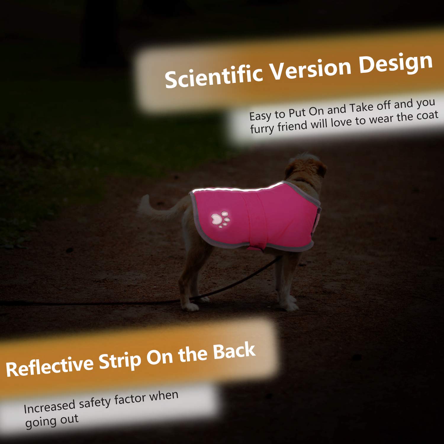 Queenmore Cold Weather Dog Coats Loft Reversible Winter Fleece Dog Vest Waterproof Pet Jacket Available In Extra Small, Small, Medium, Large Extra Large Sizes