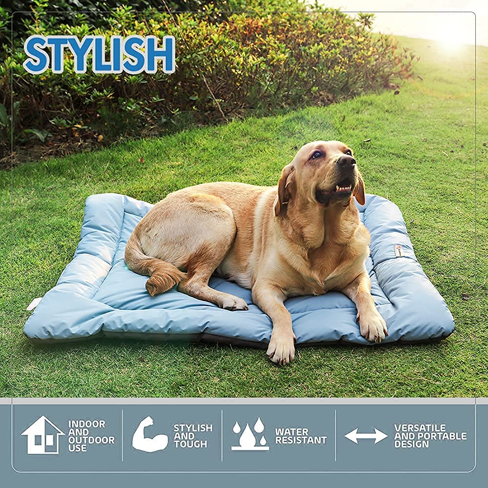 CHEERHUNTING Camping Dog Bed Pet Bed 40   X32   , Outdoor, Waterproof, Washable, Water-Resist, Large, Durable, Portable Travel P