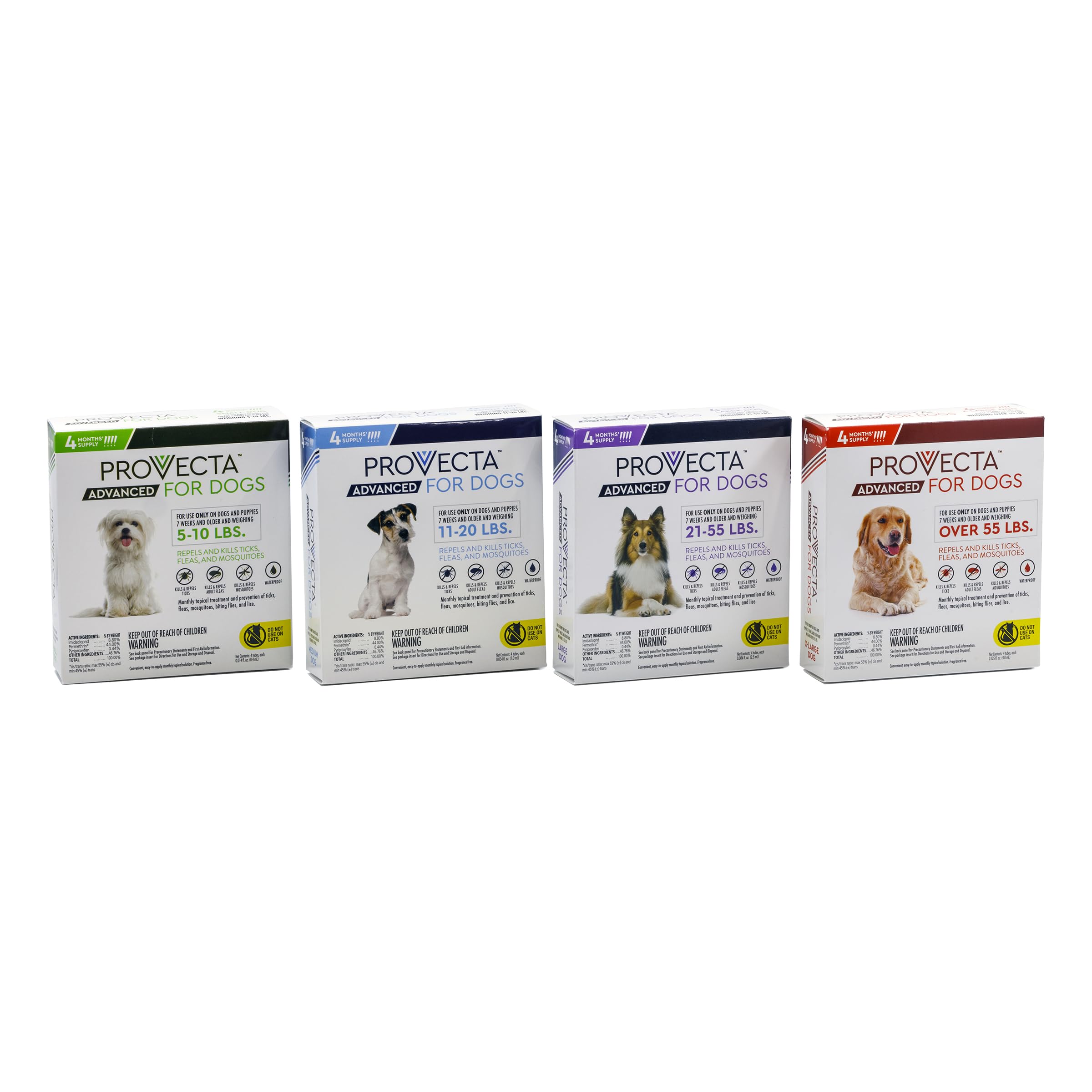 Provecta Advanced for Dogs (XL) Over 55 lbs - 4 Mos/Box
