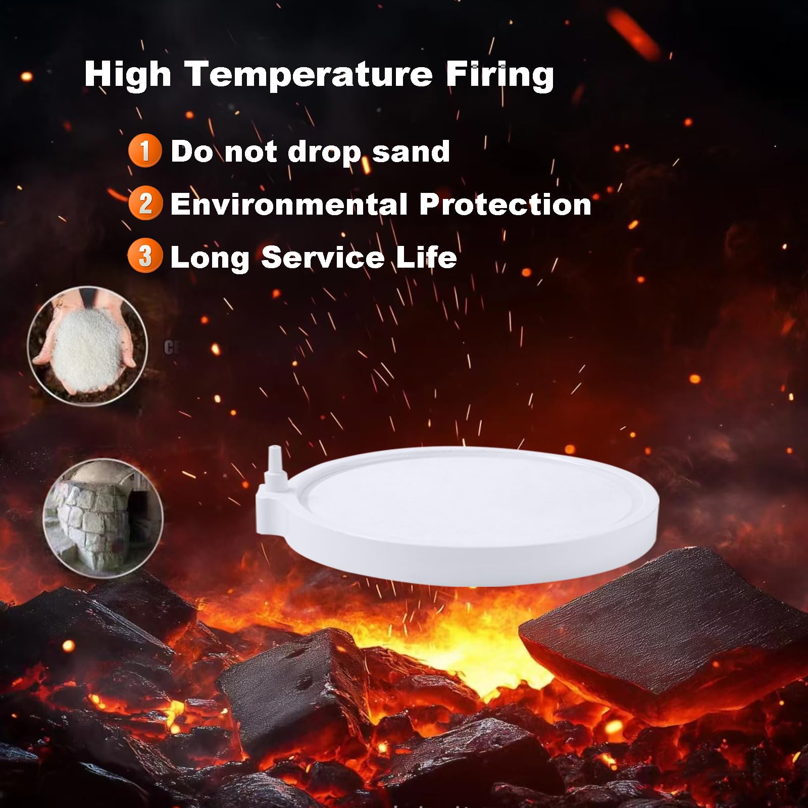 Carefree Fish Aquarium Nano Air Stone Disk Fish Tank Bubble Stone Disc 1.4/2/4/6/8 Inch