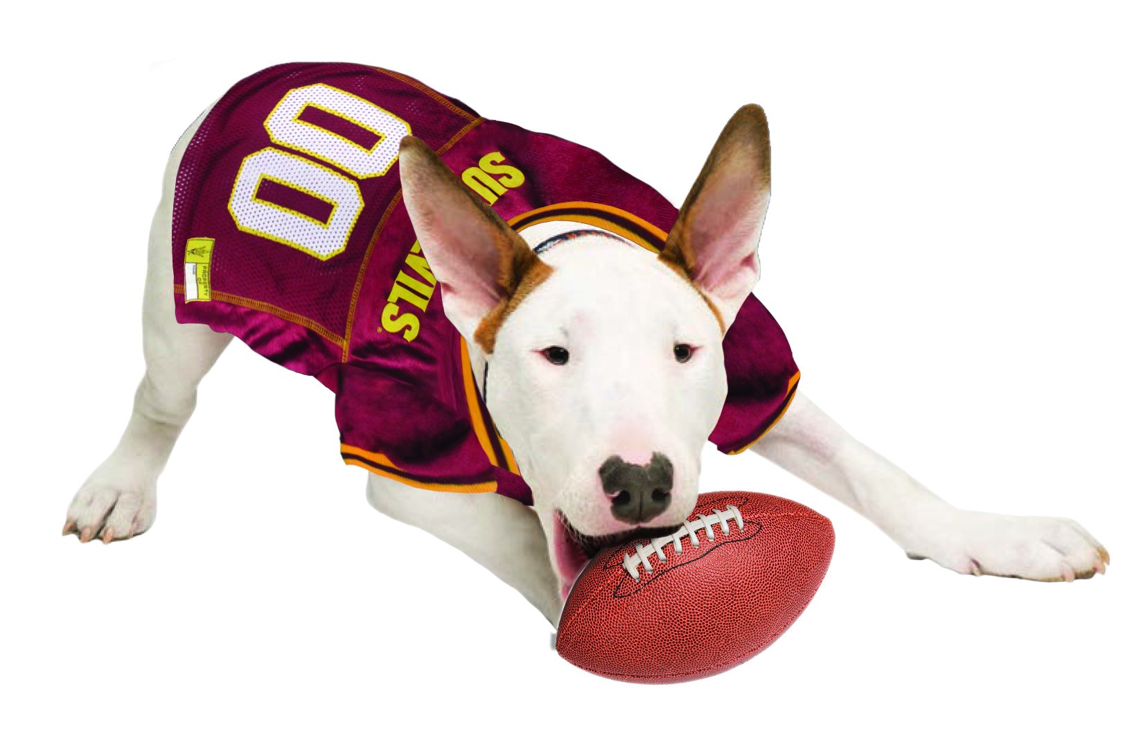 Pets First NCAA College Arizona State Sun Devils Mesh Jersey for DOGS & CATS, Medium. Licensed Dog Jersey with your Favorite Foo