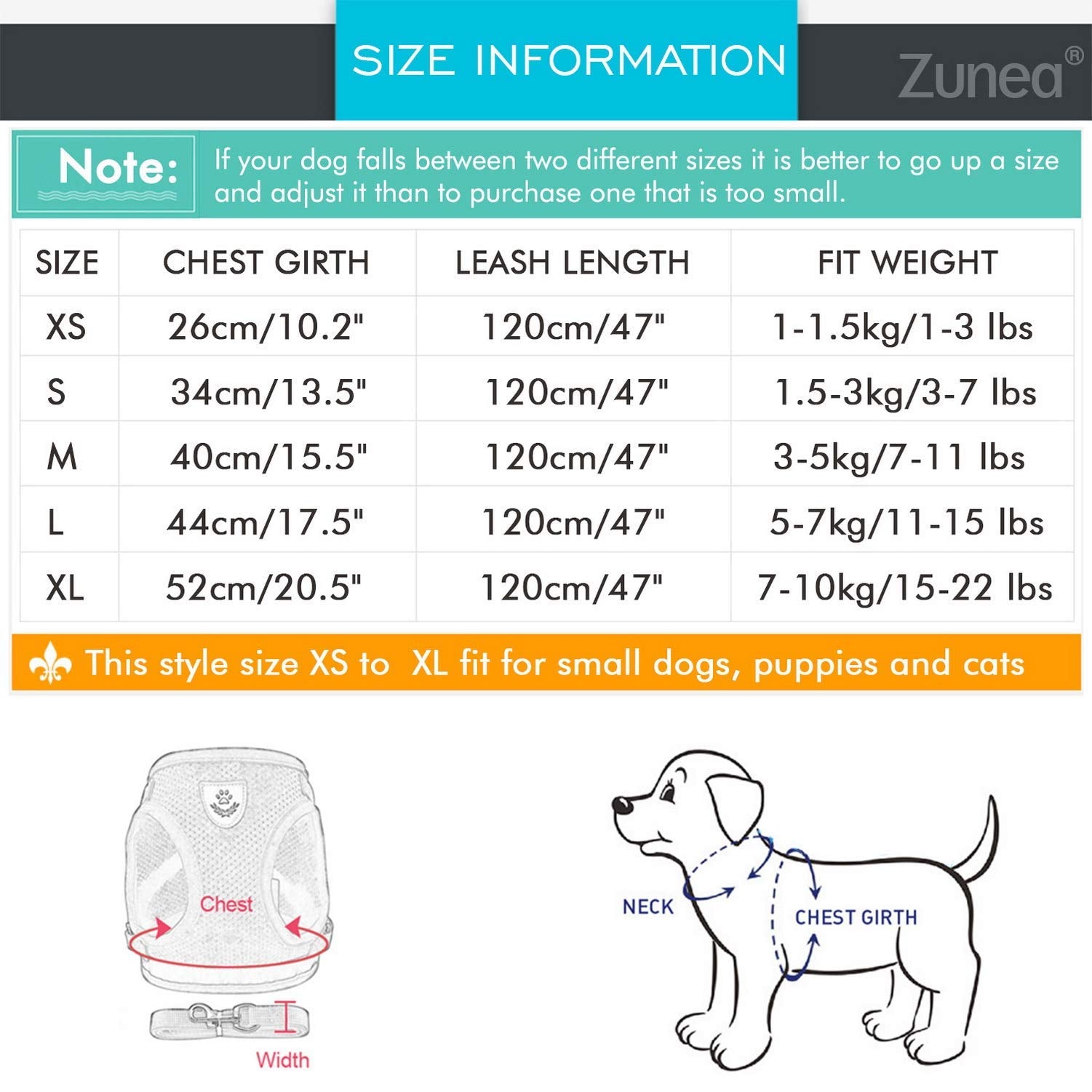 Zunea No Pull Small Dog Harness And Leash Set Adjustable Reflective Step-In Chihuahua Vest Harnesses Mesh Padded Plaid Escape Proof Walking Puppy Jacket For Boy Girl Pet Dogs Cats Pink L