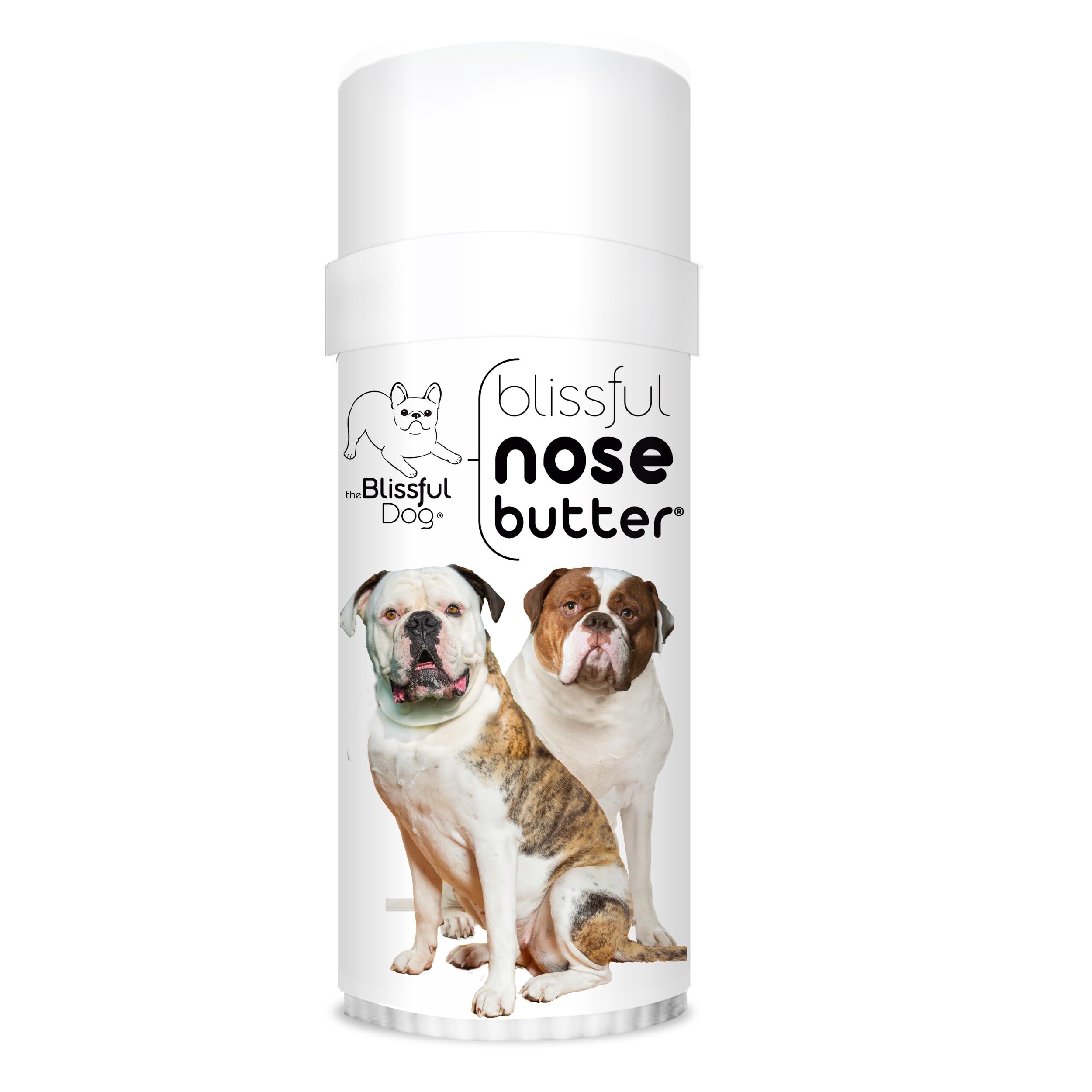 The Blissful Dog American Bulldog Unscented Nose Butter, 2-Ounce Tube