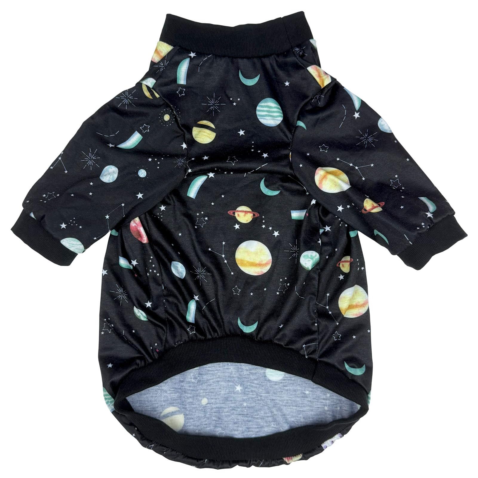 D.E.E Dog Shirt For Large Dogs Summer Cotton Dog Clothes Lightweight Tank Top Female Big (Galaxyblack, 3Xl)