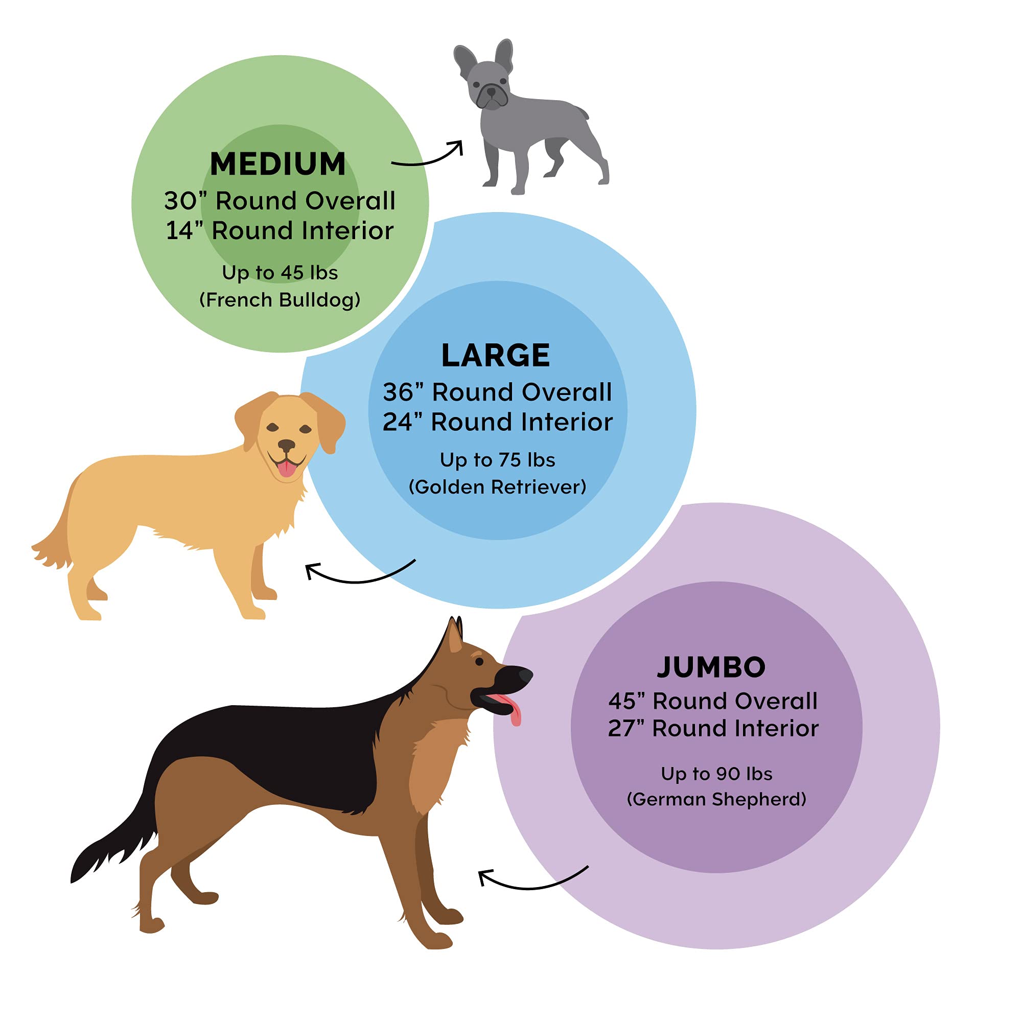 Furhaven Replacement Donut Dog Bed Cover Plush Long Faux Fur Calming Cuddler, Machine Washable - Taupe, Large