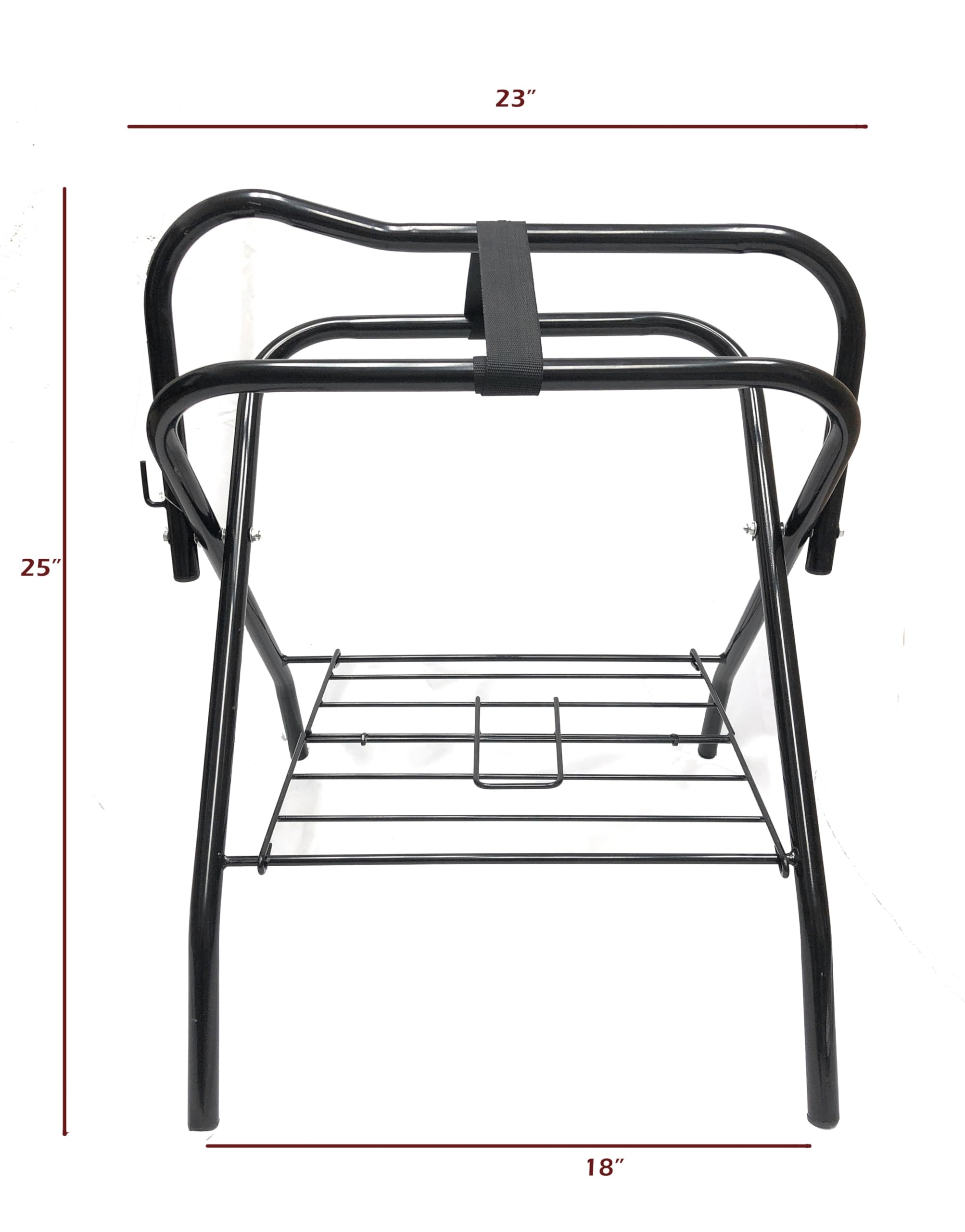 Aj Tack Pony/Miniature Horse/Child'S Saddle Freestanding Portable Pony Sized Saddle Rack Single