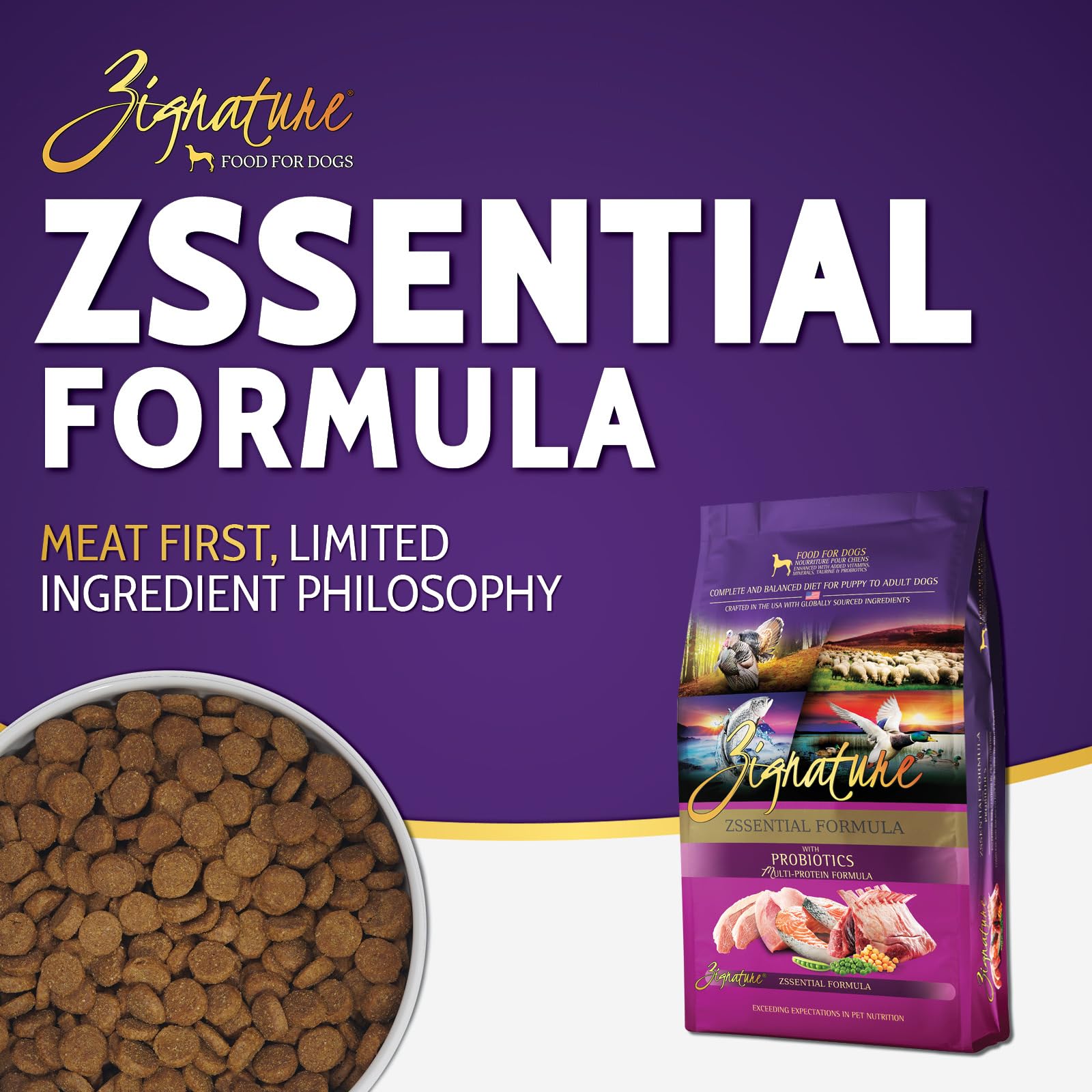 Zignature Zssential Limited Ingredient Formula Dry Dog Food 12.5lb