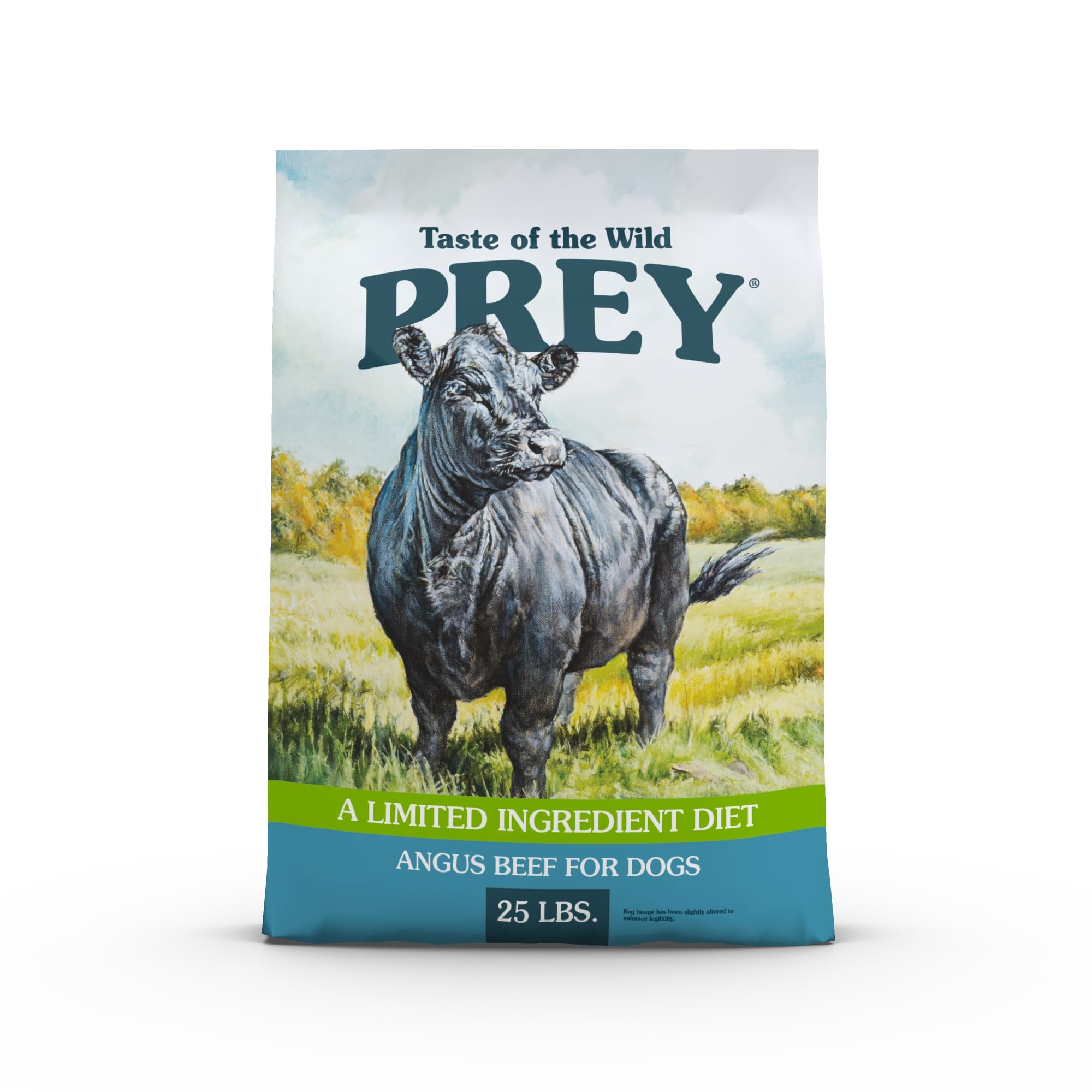 Taste of the Wild PREY Real Meat High Protein Angus Beef Limited Ingredient Dry Dog Food Grain-Free Recipe Made with Real Pastur