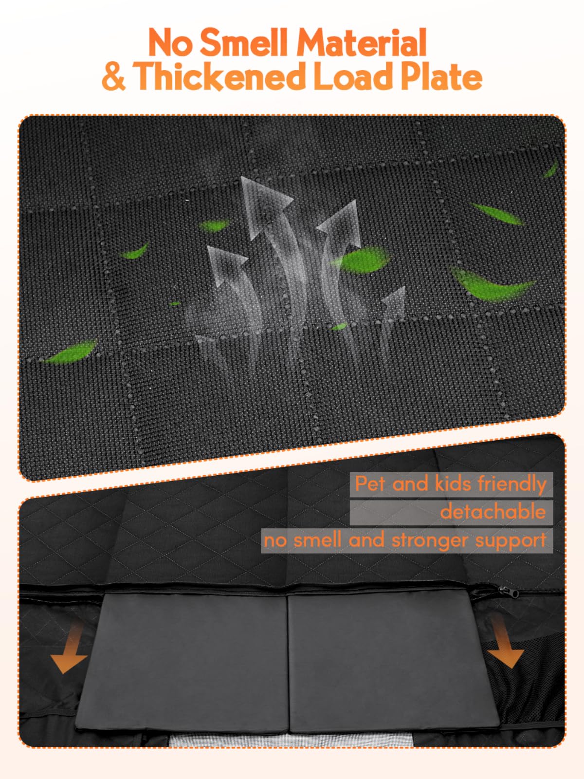 Turosur Dog Car Seat Cover For Back Seat Covers With Hard Bottom Waterproof Car Travel Bed With Mesh Window Pet Backseat Extende