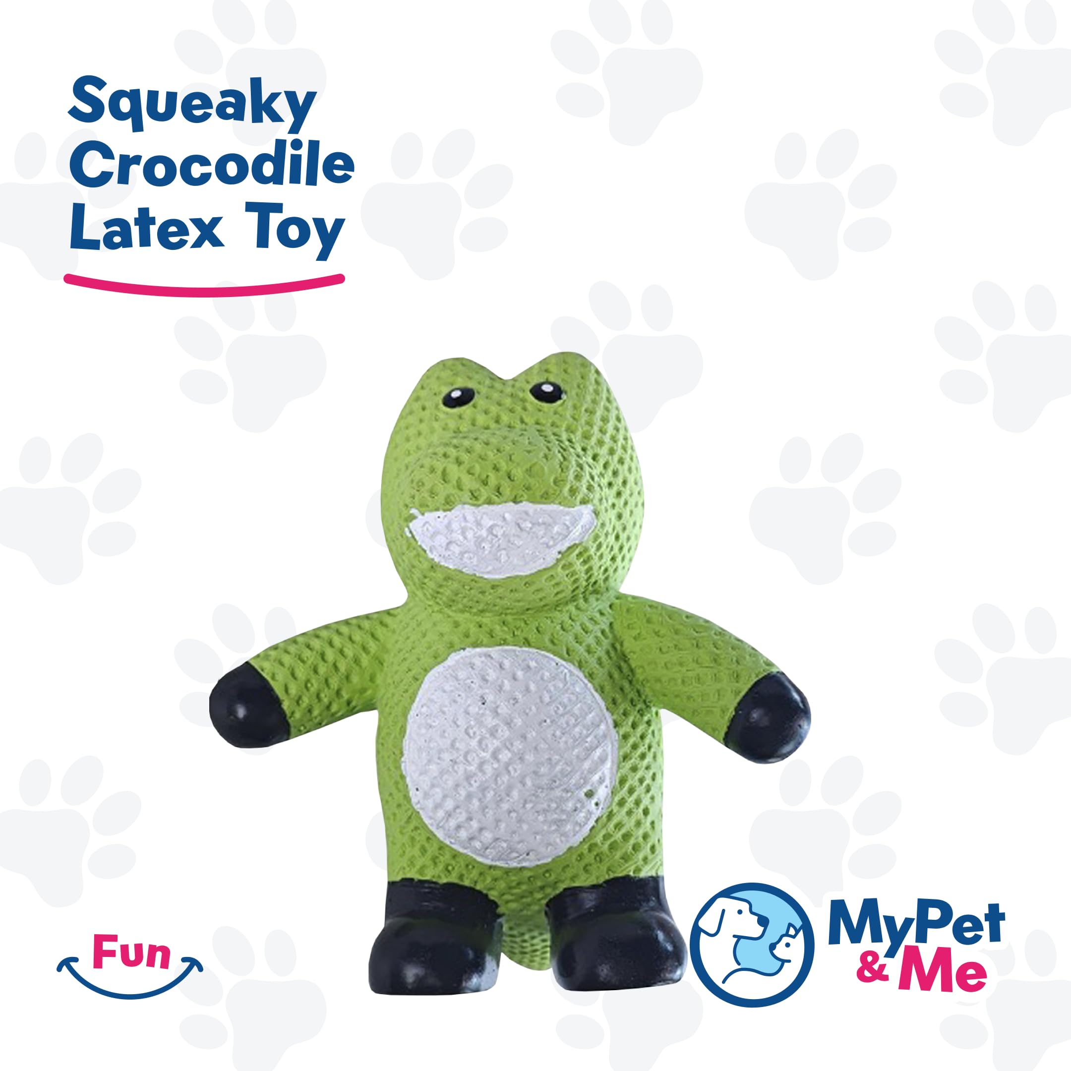 My Pet & Me - Squeaky Dog Toy - Durable Stuffed Toy For Dogs, Perfect For Chewing, Fetch, And Teething - Interactive Squeaker La