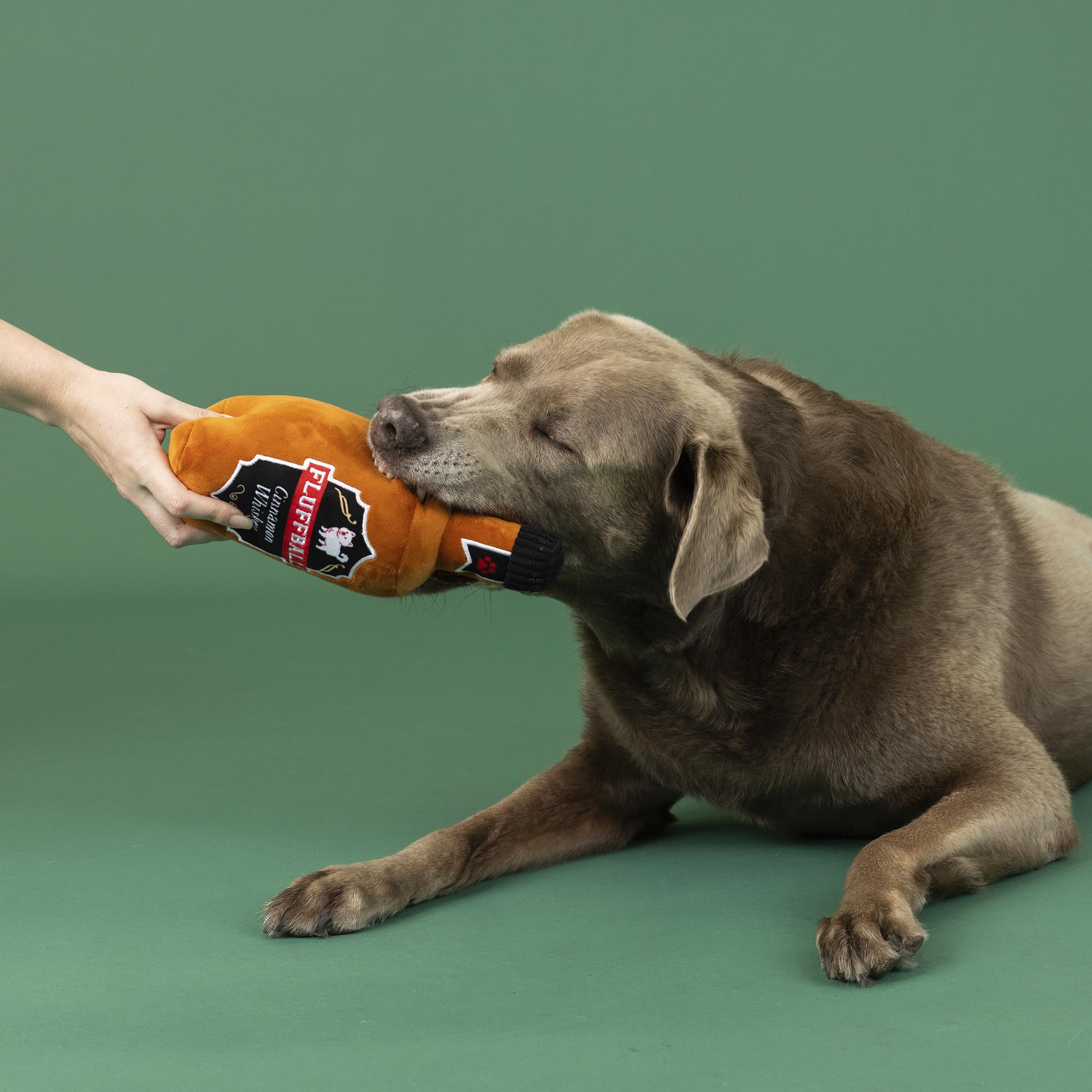 Fringe Studio ''Stay in Good Spirits! Plush Dog Toy, Pet Shop Collection (314504)