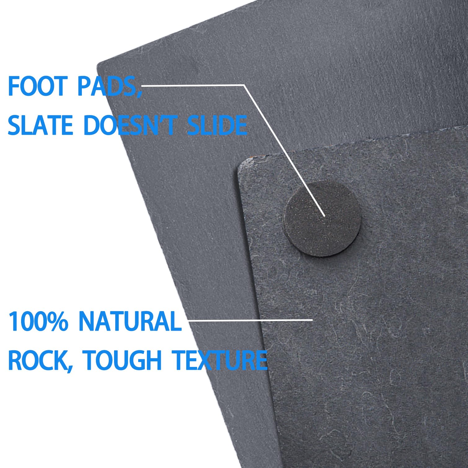 Inoscind Reptile Basking Platform 6    6'', Extra Large Reptile Slate, Basking Rock, Slate Tiles Rocks For Reptiles, Terrarium B