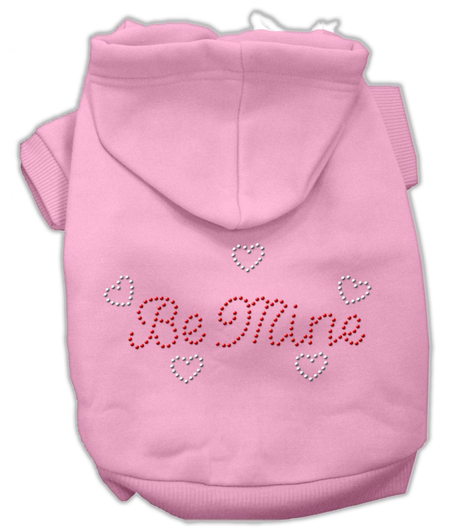Mirage Pet Products 12-Inch Be Mine Hoodies, Medium, Pink