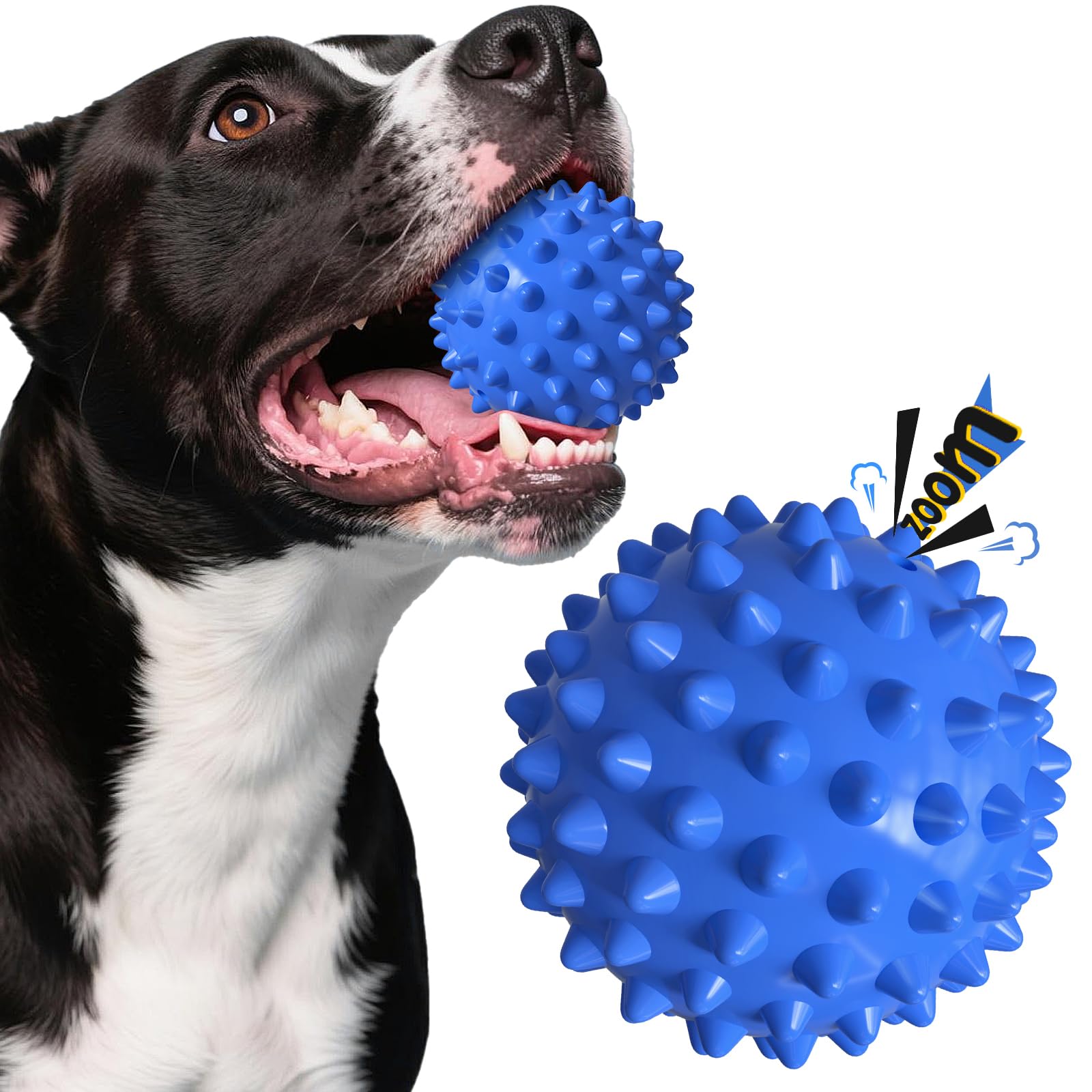 Apasiri Squeaky Ball Dog Toys For Large Dogs, Dog Toy, Indestructible Dog Balls For Aggressive Chewers, Outdoor Dog Toys, Balls 