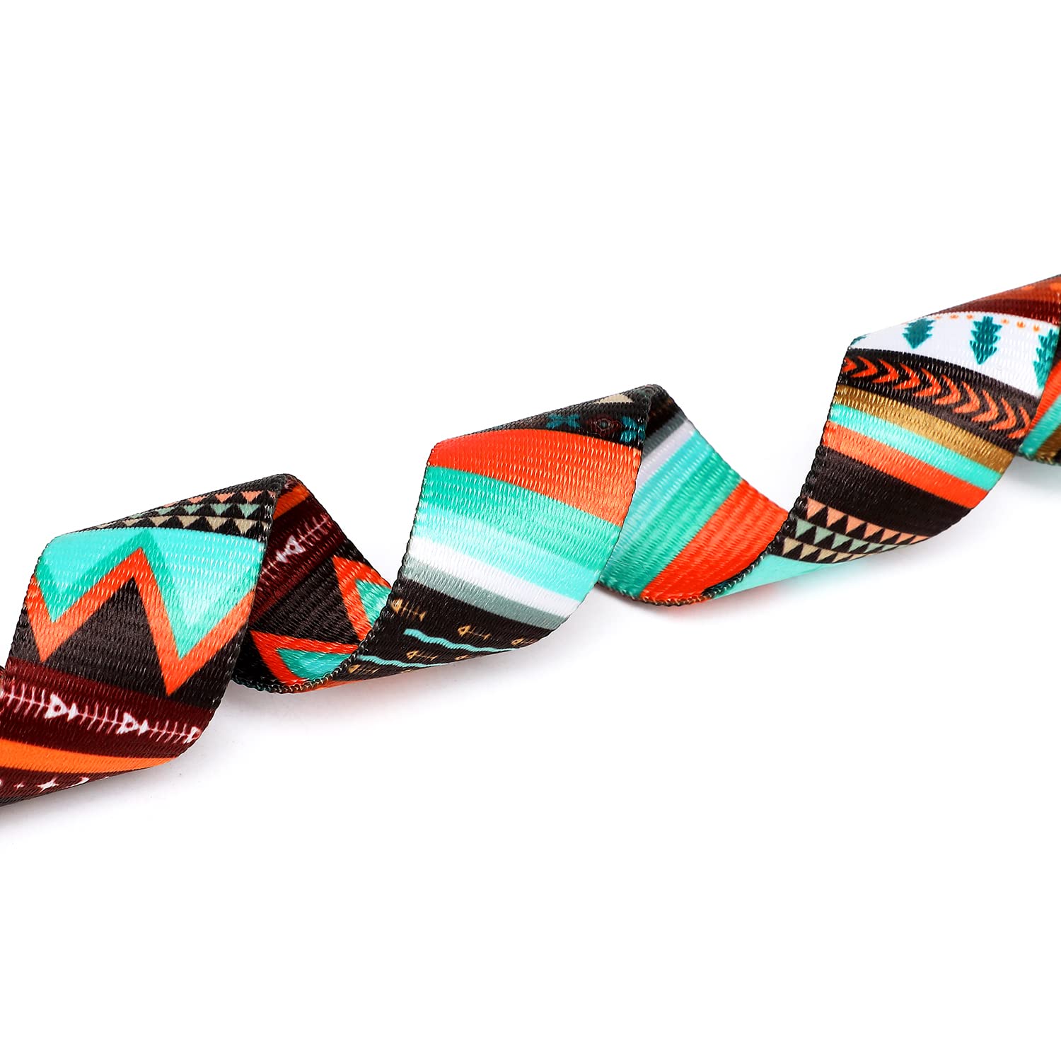 Mercano Adjustable Dog Collar - Special Design Patterns, Soft Nylon Comfortable Durable Pet Collar For Small Medium Large Dogs (L, Tribal Green)