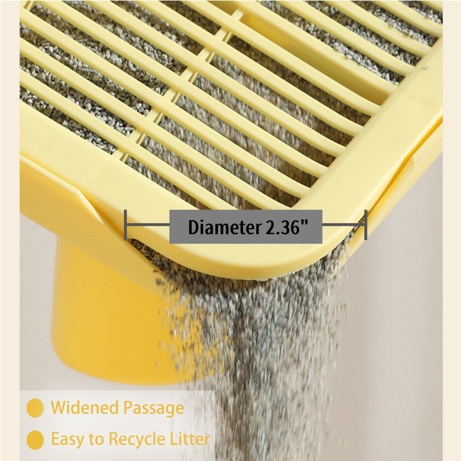 Cat Litter Mat Litter Trapping Mat,19.69''X15.95''X3.54''Litter Box Mat,Waterproof Cat Mats For Litter Large,Easy Clean,Non-Slip