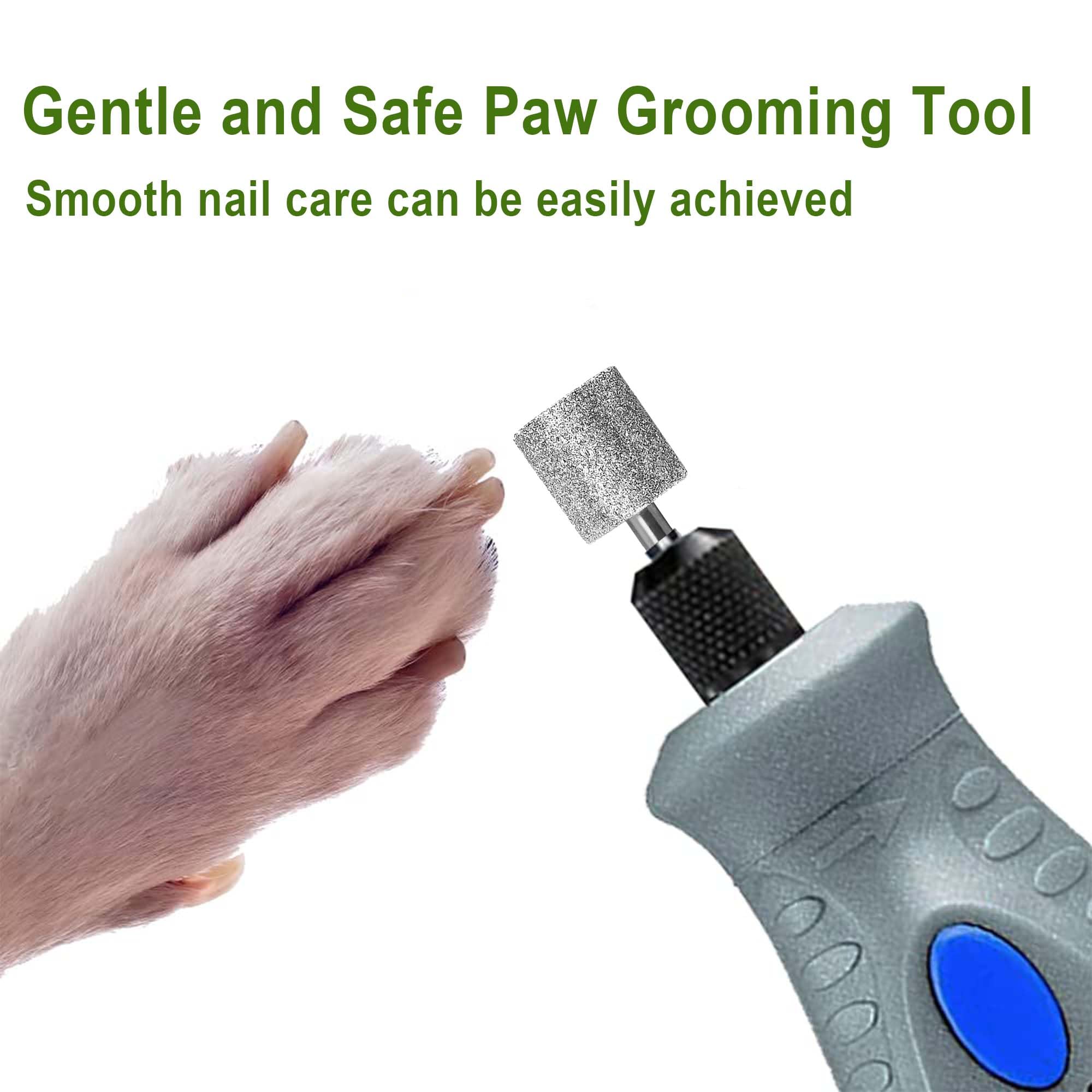 PLATGO Diamond Dog Nail, 1/8'' Nail Tool for Dogs, for Animals Nail Care & Home Grinder Tools for Dogs and Animals