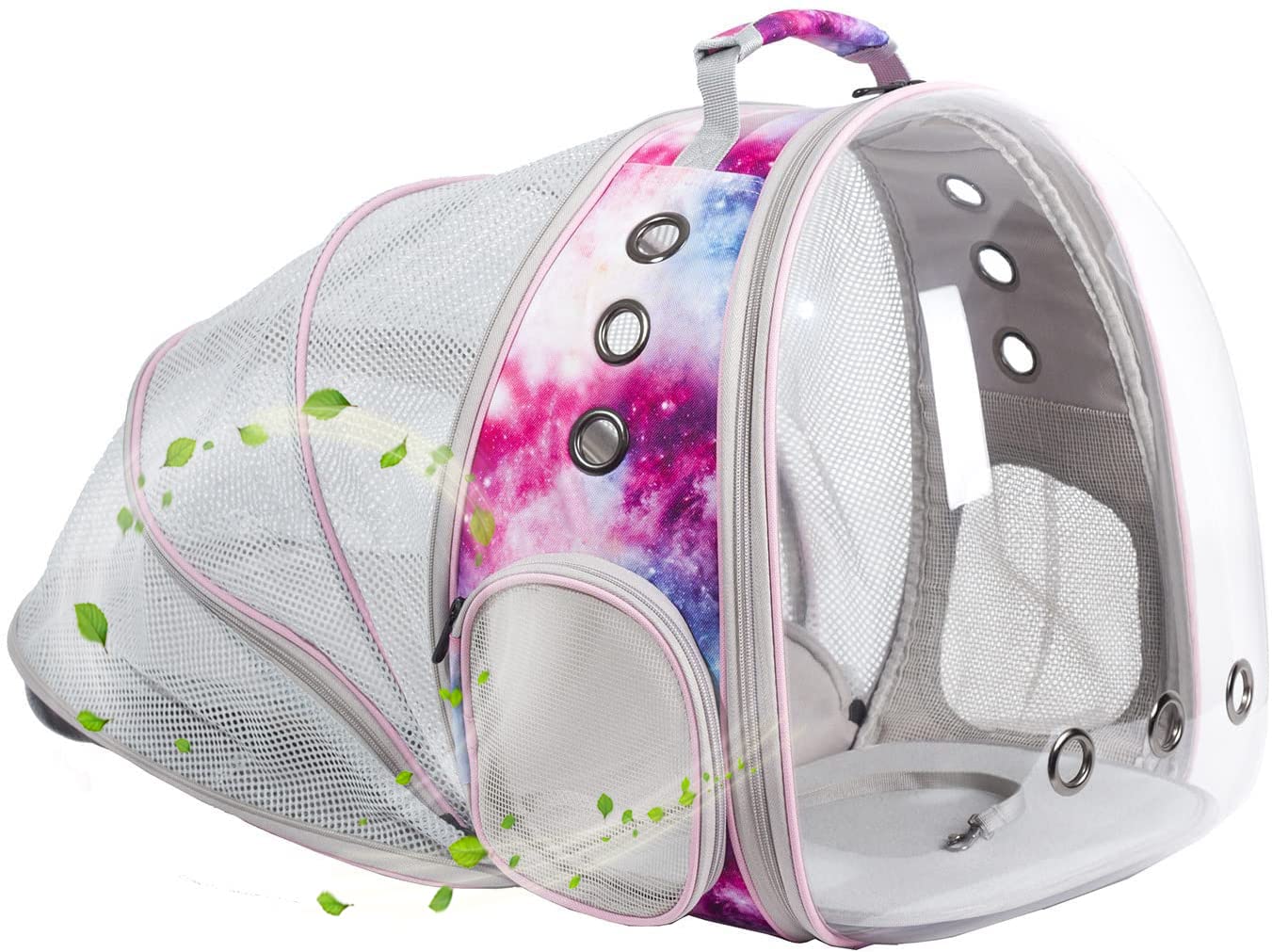 Back Expandable Cat Backpack Carrier, Fit Up To 12 Lbs, Space Capsule Astronaut Expandable Pet Backpack Carrier For Cat And Small Puppy, Cat Carrying Bag