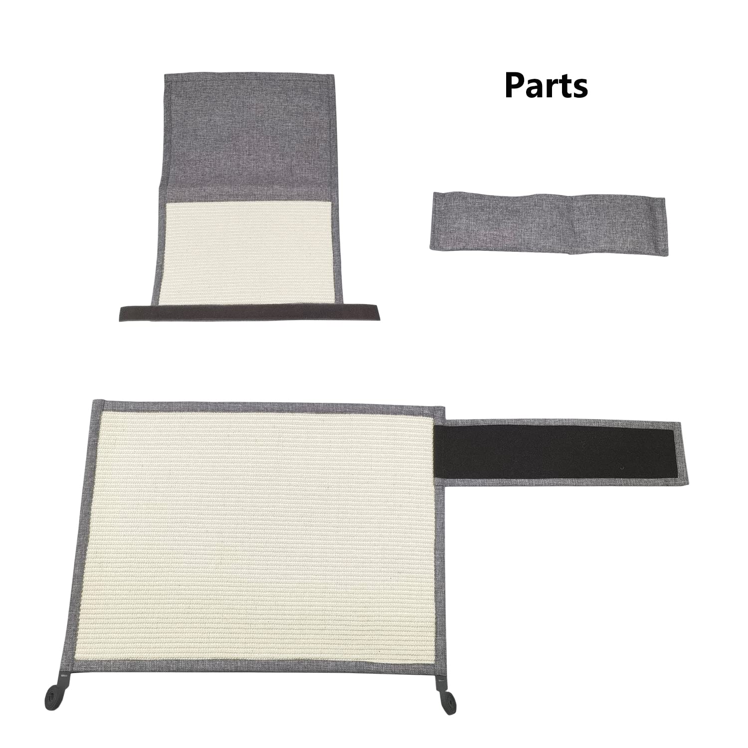 Fully Wrapped Cat Scratcher Couch- Natural Sisal Furniture Protection from Cats-Corner cat Scratcher for Couch Bed,Chair-Easy In