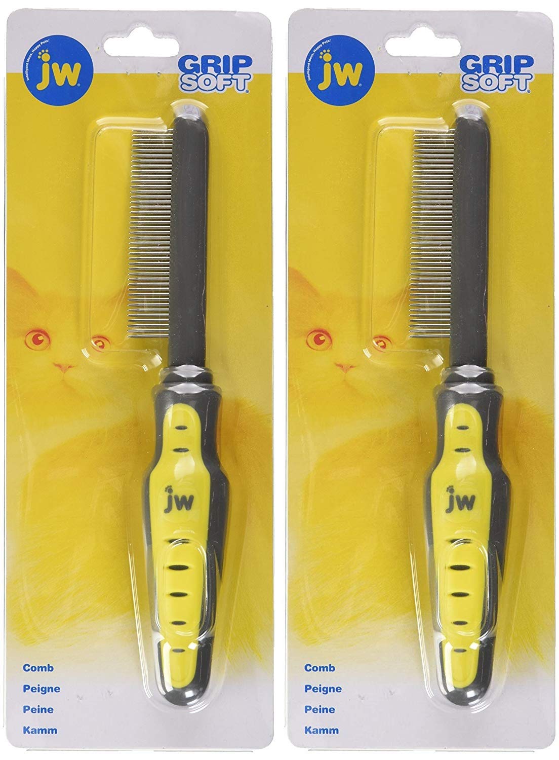 Jw Pet Company Gripsoft Cat Comb (2 Combs)
