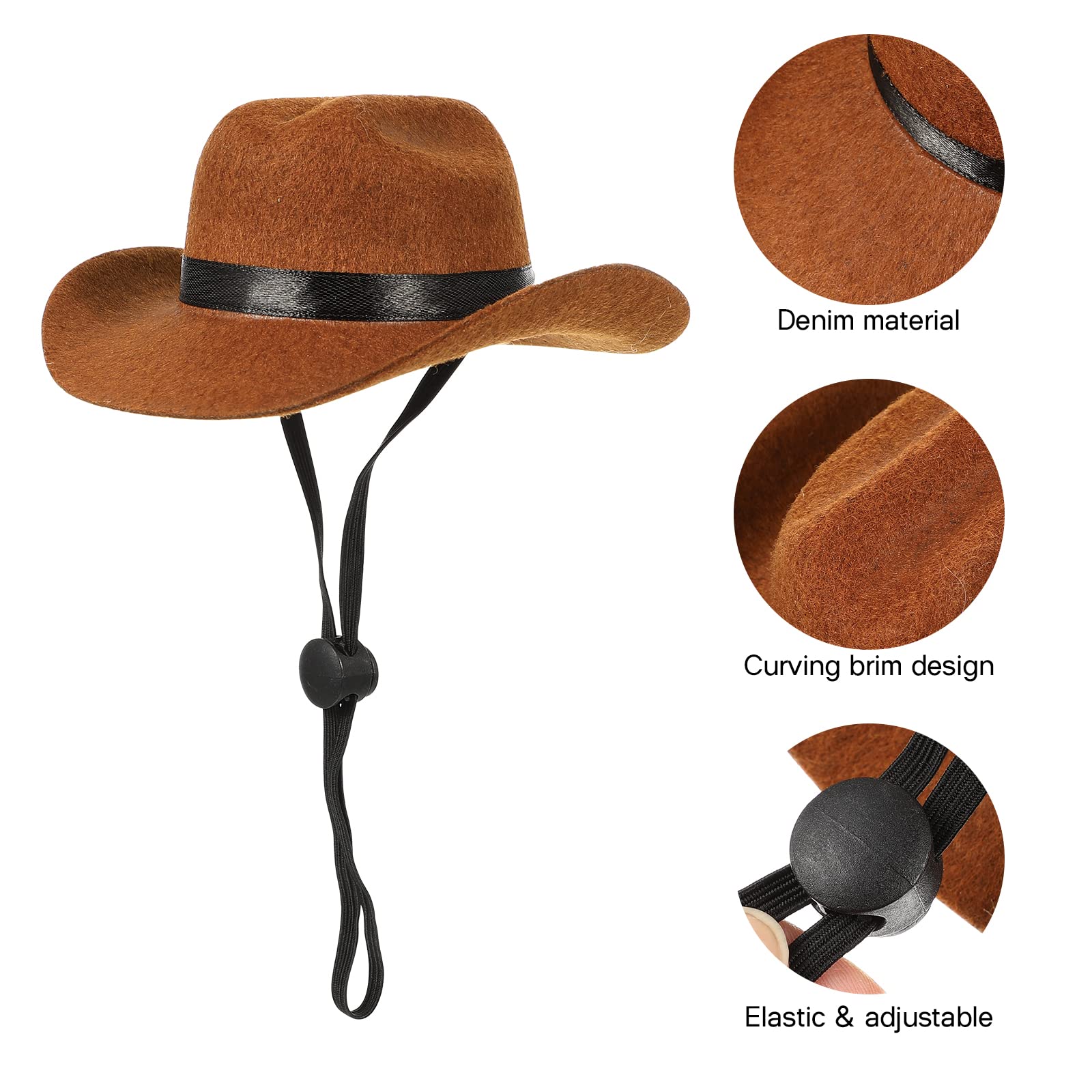 2Pcs Pet Dog Cat Hat Dog Straw Hat- Puppy Summer Sunhat With Adjustable String Pet Hawaii Tropical Mexican Party Headwear