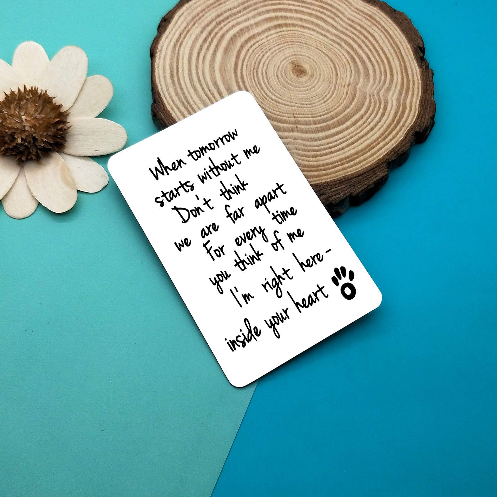 Loss Of Pet Wallet Card Gifts Pet Memorial Card Family Dog Cat Sympathy Gifts For Men Women Remembrance Gift For Pet Lover In Memory Of Dog Cat Gifts Memorial Gift For Friends Coworker Family