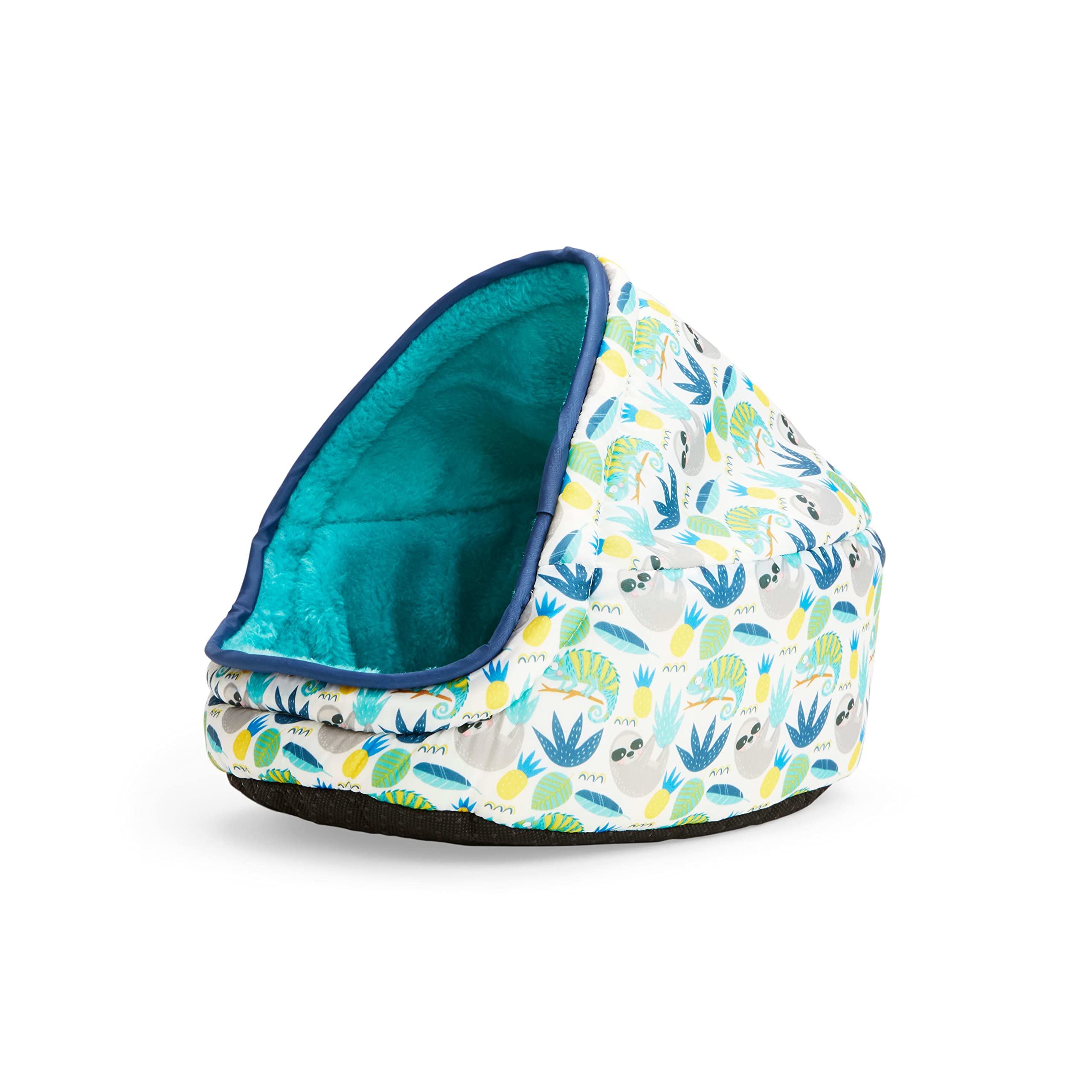 Everyyay Snooze Fest Jungle-Print Cuddle Cup Ferret Bed 11'' L X 8.5'' W X 9'' H