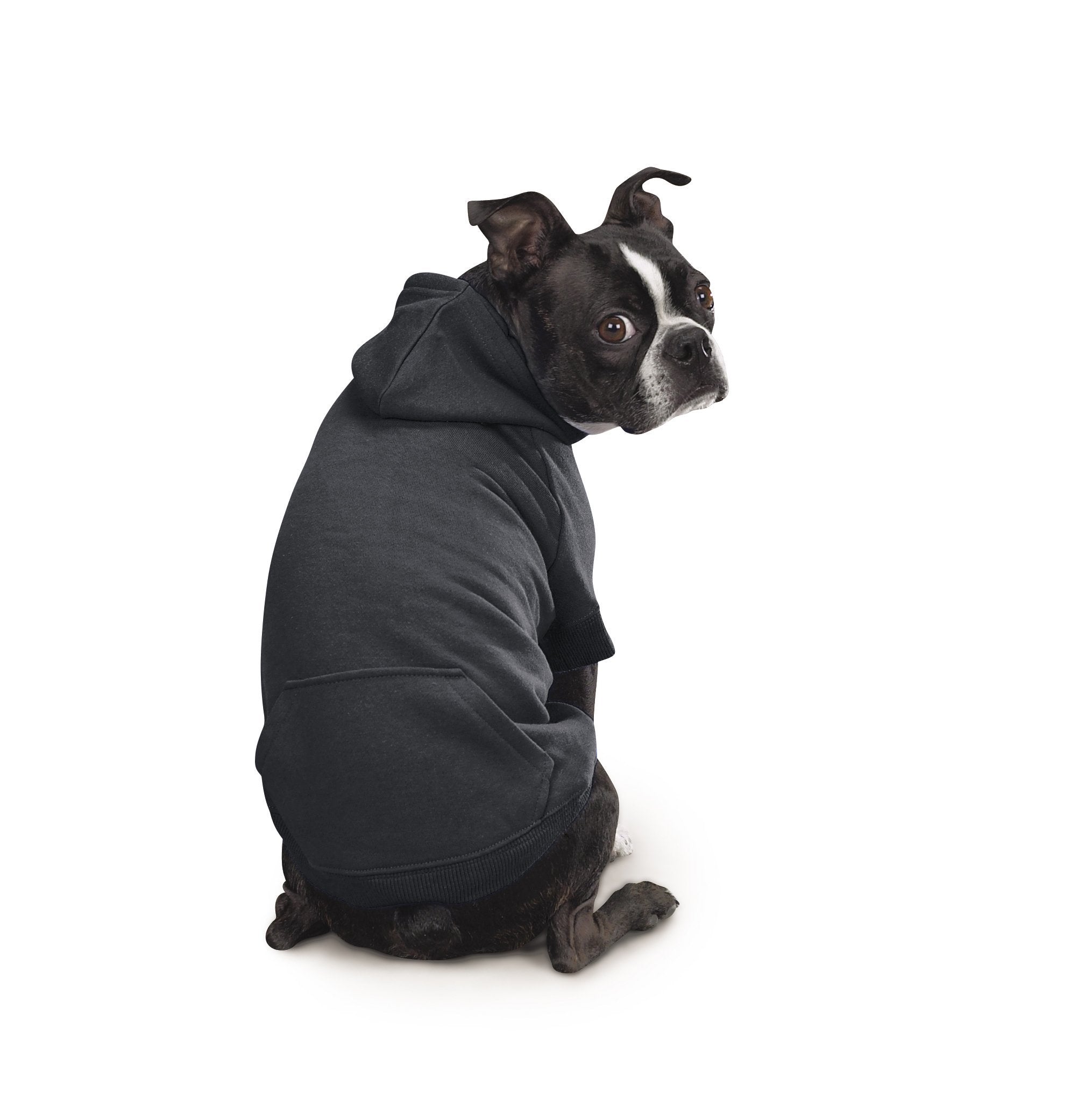 Zack & Zoey Basic Hoodie For Dogs, 24' X-Large, Jet Black