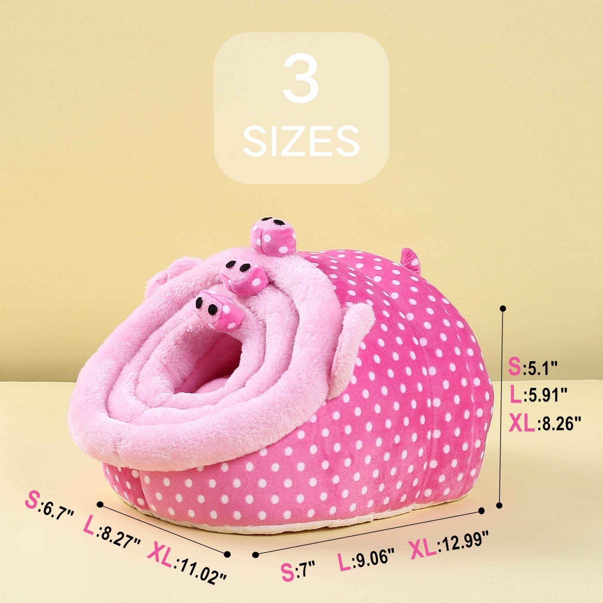 Janyoo Guinea Pig Rat Accessories Toys House Hideout Cage Supplies Chinchilla Cage Ferret Gerbil(S,Pig)