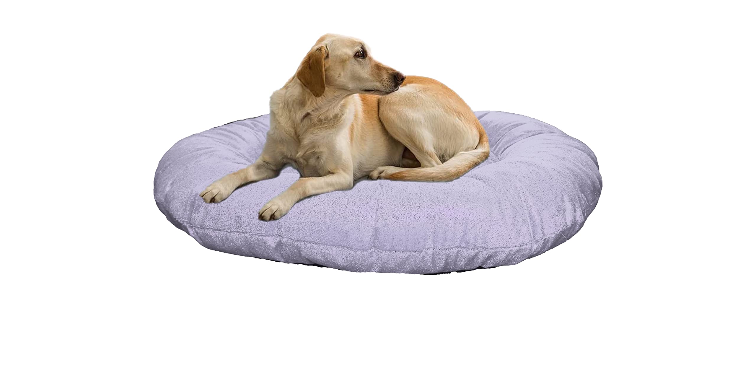 Furry Land Small Dog Bed Pillow for Small Size Dog Round Shape Grey Color for Sofa, car, Floor and Multipurpose use Animal, Pupp