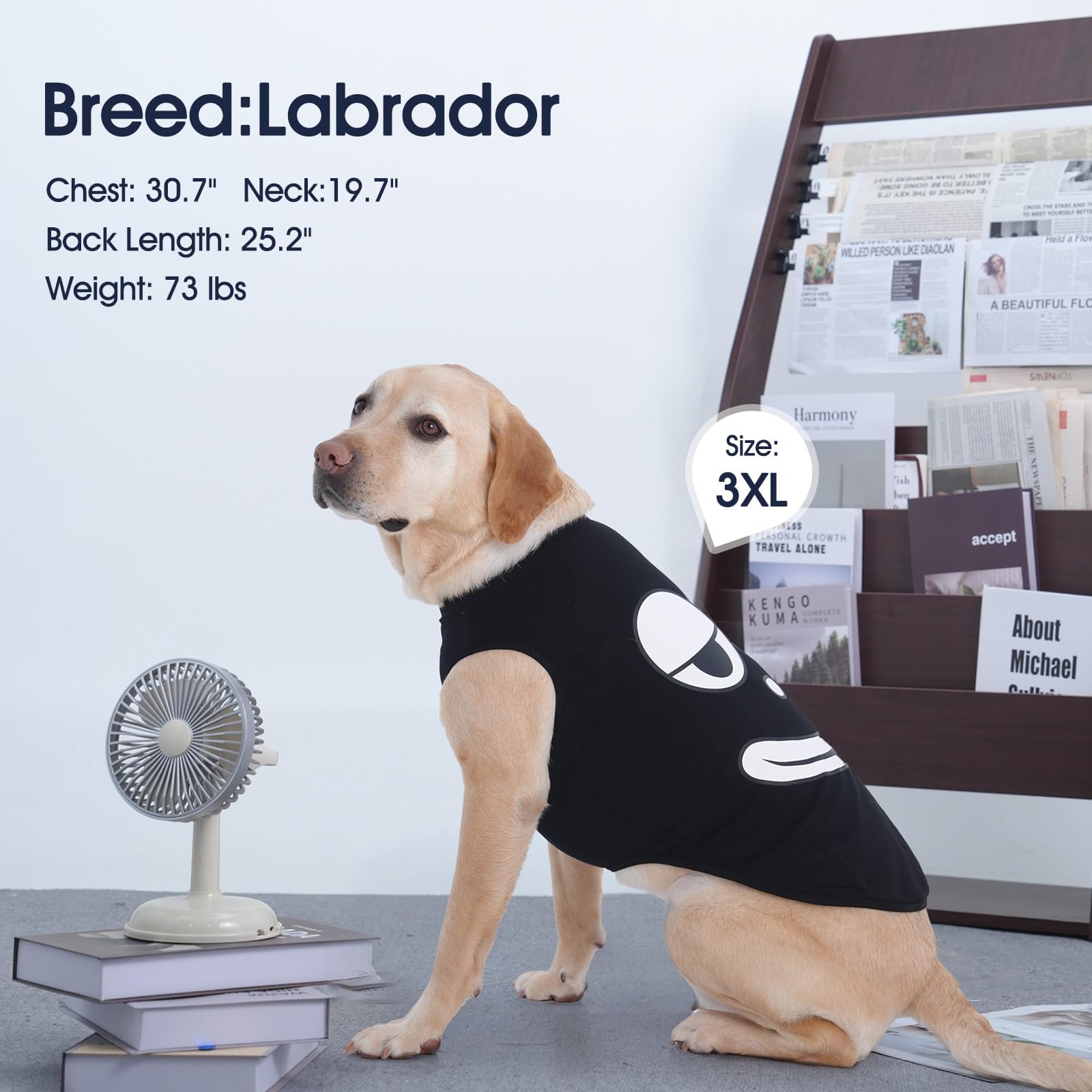 Iecoii 2 Pack Pet Tank Top Tee Sleeveless| 3X-Large |Summer Dog Clothes Apparel,Pet Funny Costume Doggy T-Shirt Clothing For Lar